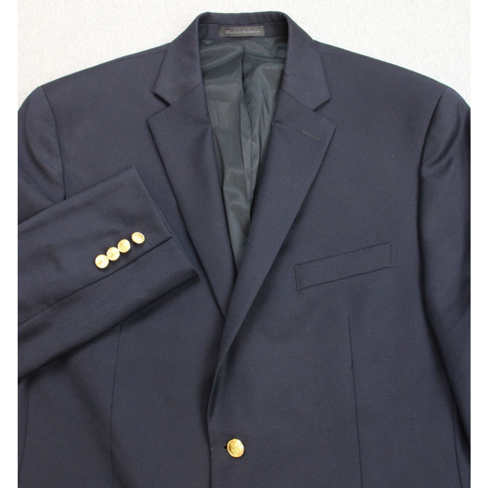 Lauren Ralph Lauren Lauren Ralph Lauren Blazer Mens 43R Navy Blue 100% Wool Size 42R - 1 Thumbnail
