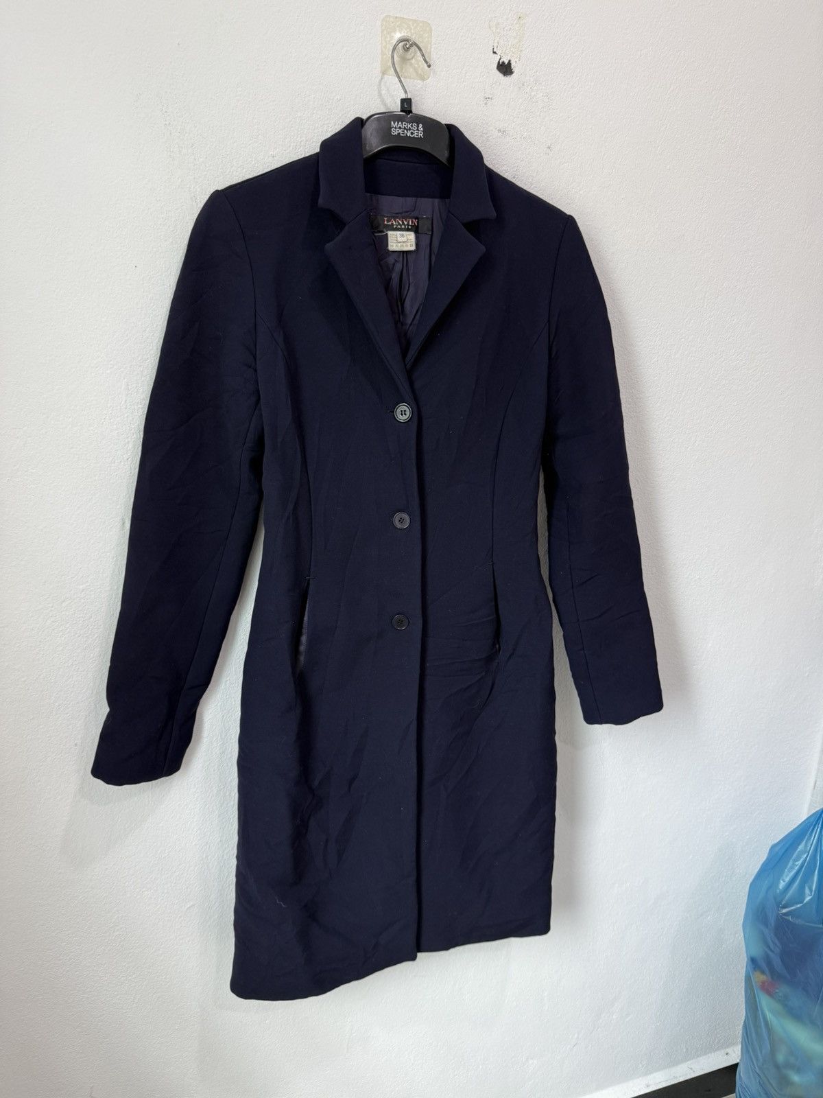 Lanvin LANVIN PARIS LONG COAT MADE IN FRANCE Size XS / US 0-2 / IT 36-38 - 2 Thumbnail
