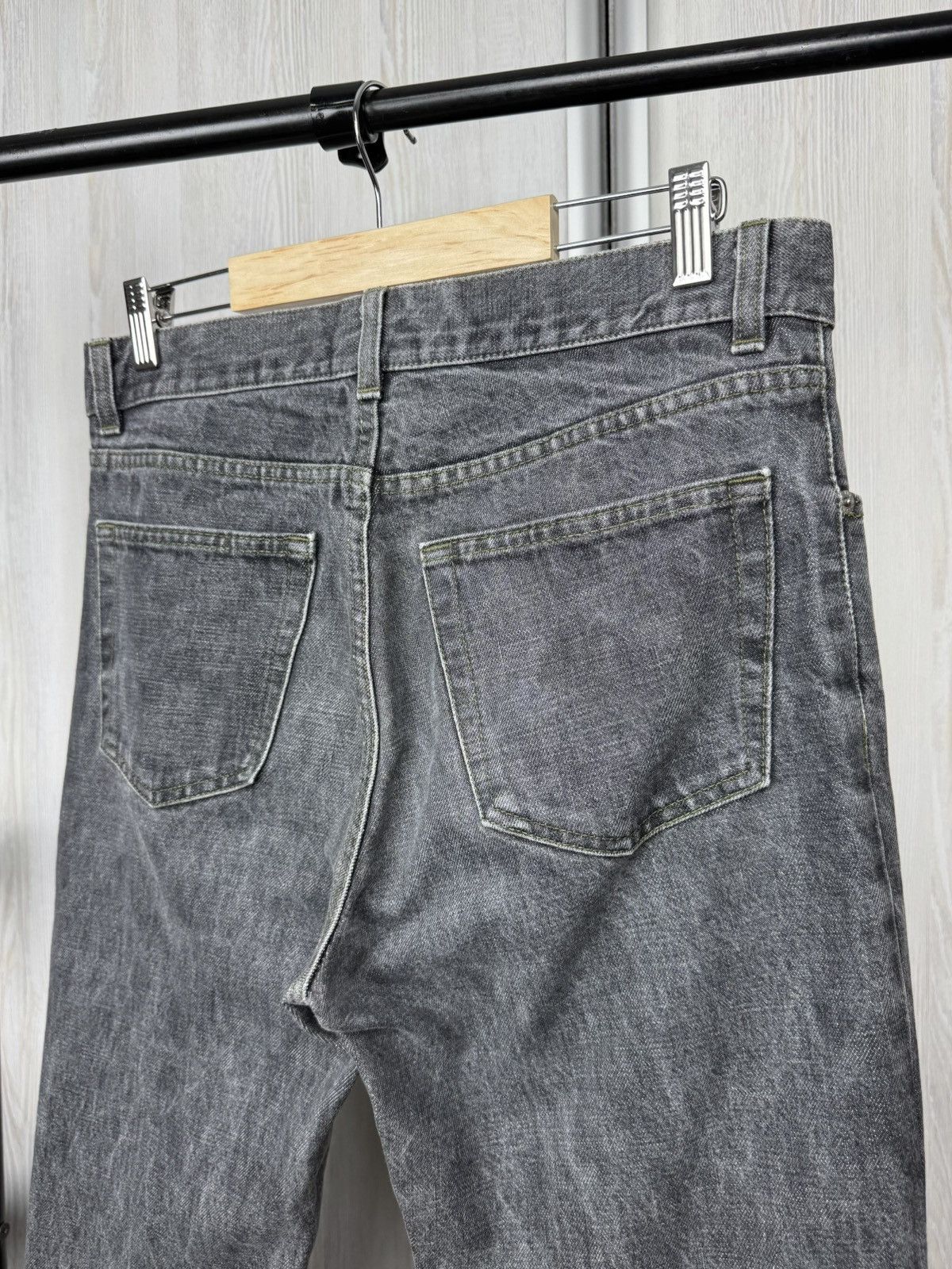 Helmut Lang Helmut Lang vintage produced in 1999 grey denim jeans pants Size US 32 / EU 48 - 9 Thumbnail