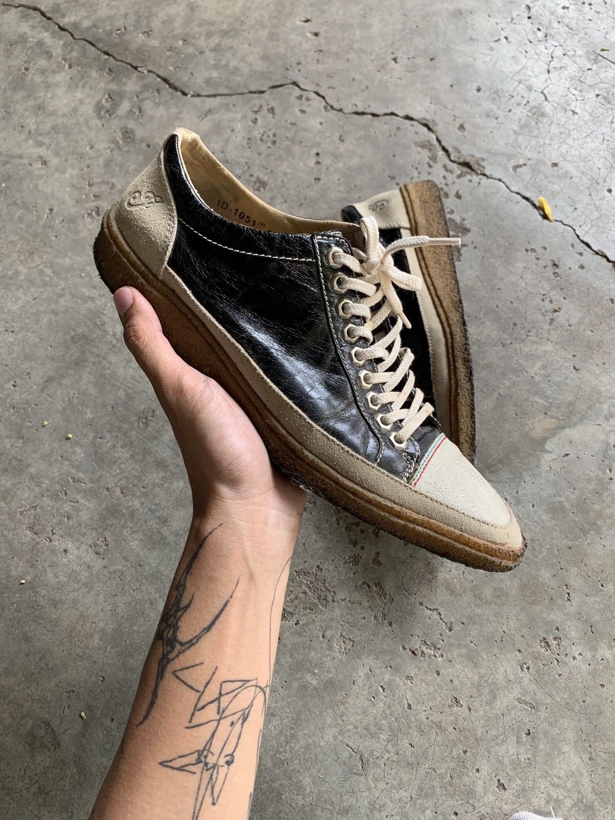 Indian Motorcycle Vintage Indian Motorcycle Leather Low-Top Sneakers Size US 9.5 / EU 42-43 - 6 Thumbnail