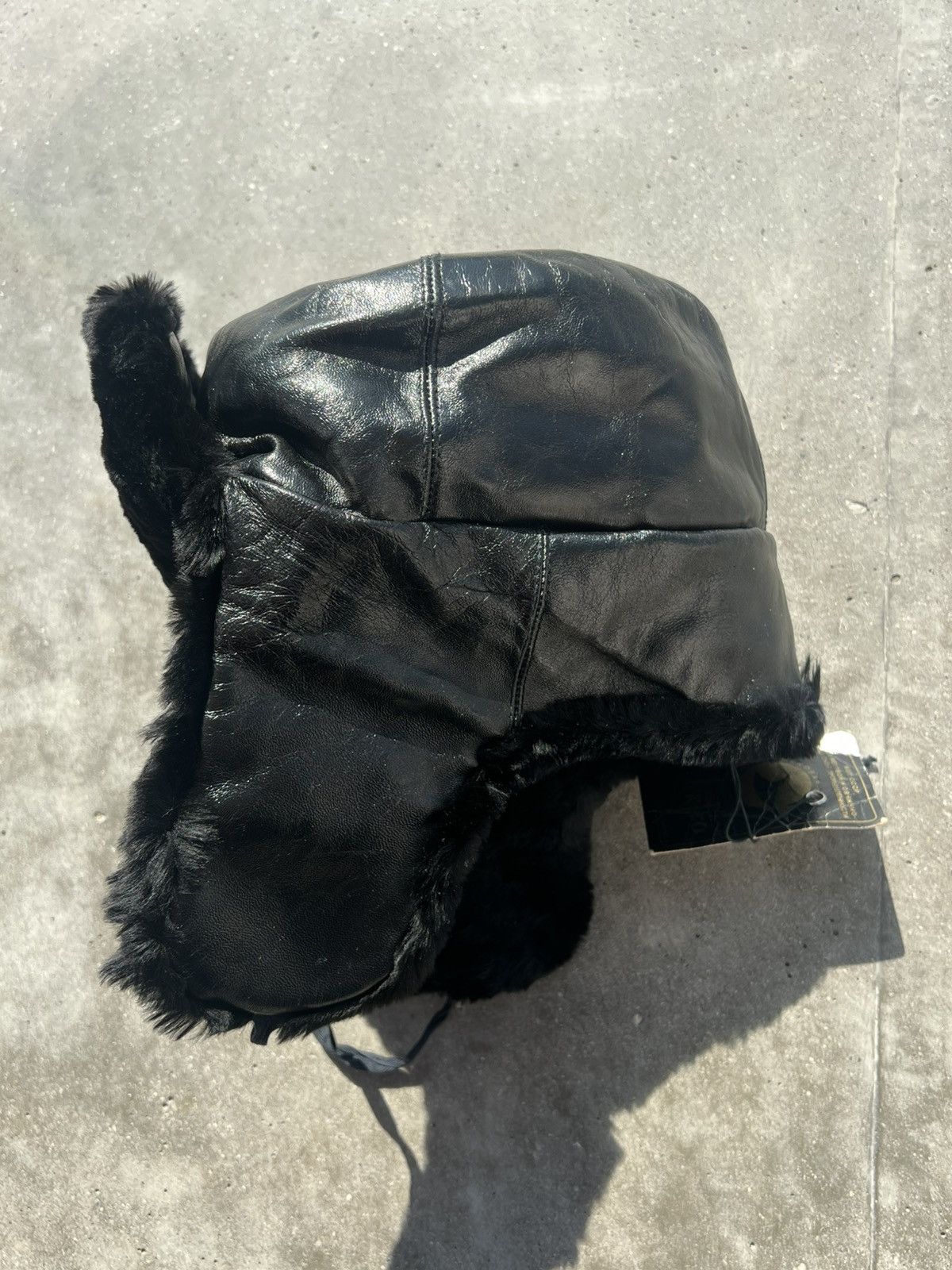 Vintage Vintage Goat Skin Russian Pilot hat Size ONE SIZE - 3 Thumbnail