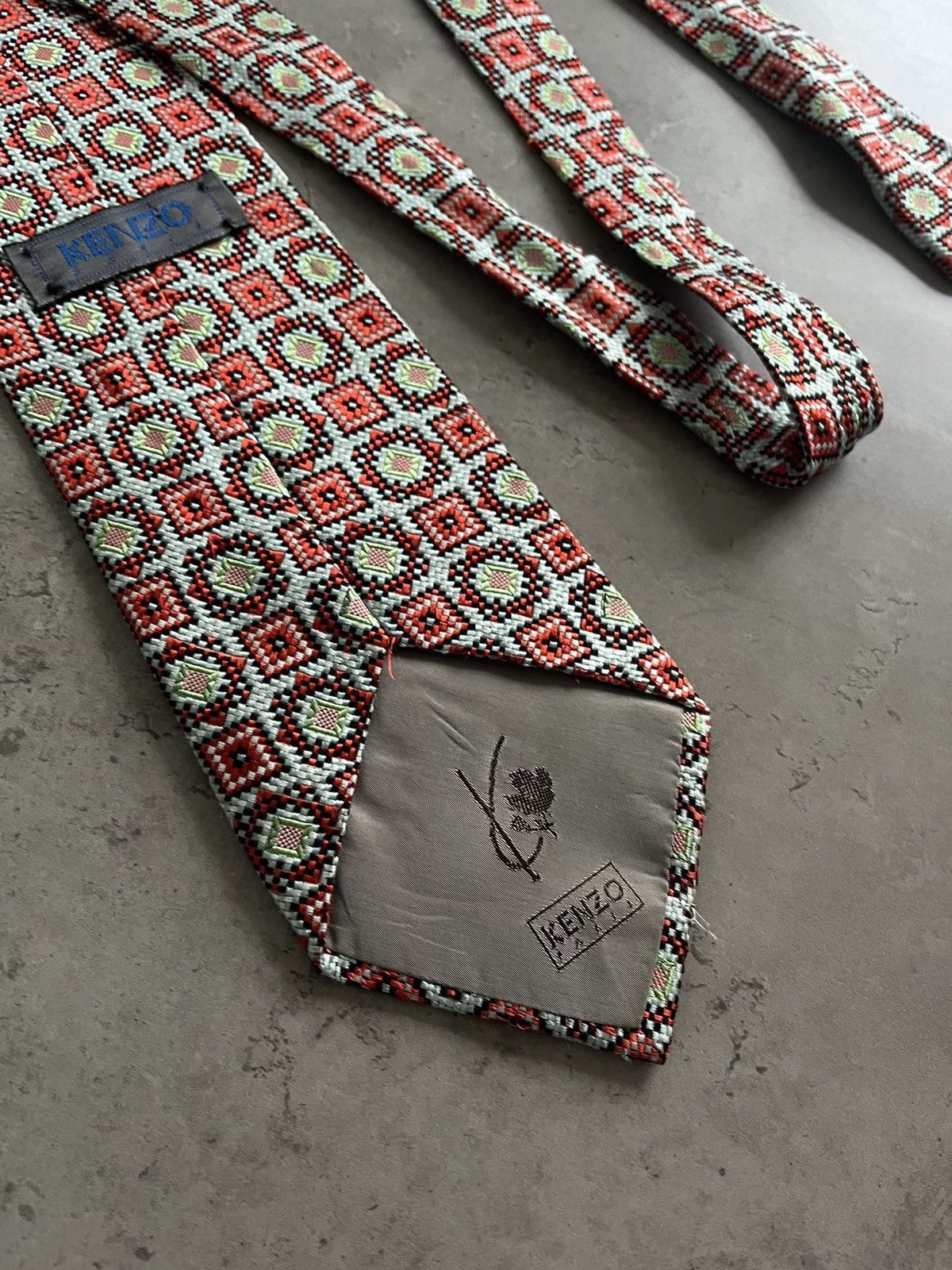 Kenzo Kenzo made in Italy tie 100% silk Size ONE SIZE - 3 Thumbnail