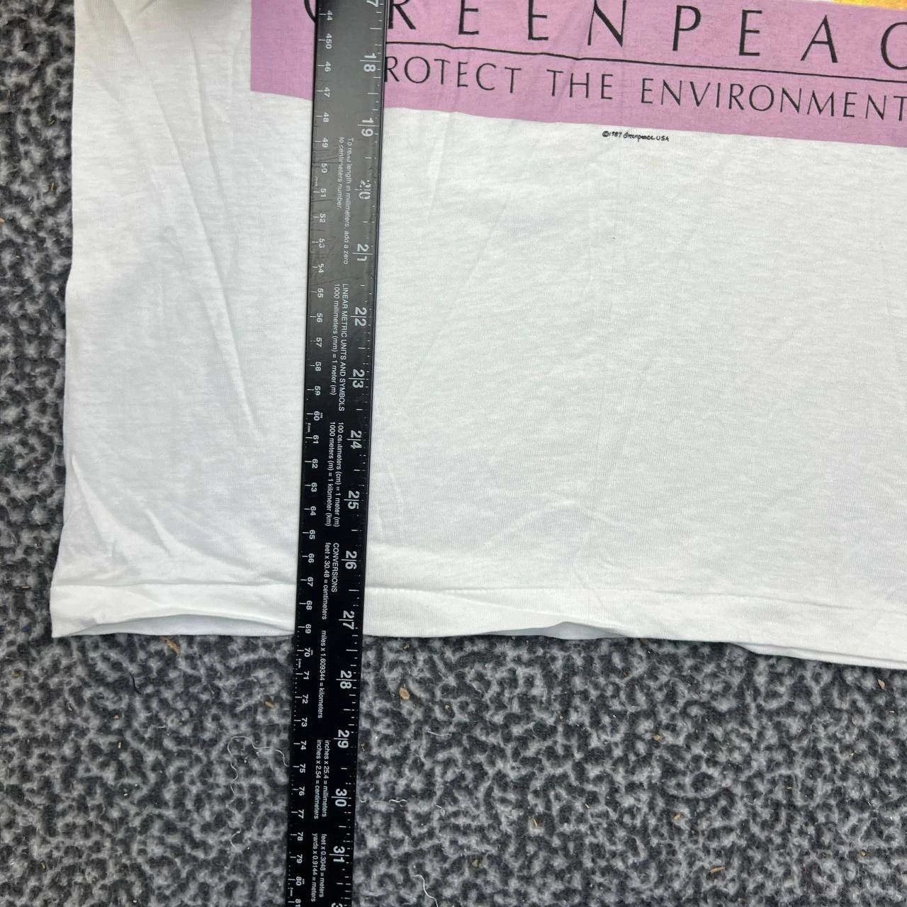 Hanes Vintage Green Peace Swan Shirt Men S Hanes Beefy Shortsleeve Size US S / EU 44-46 / 1 - 5 Thumbnail