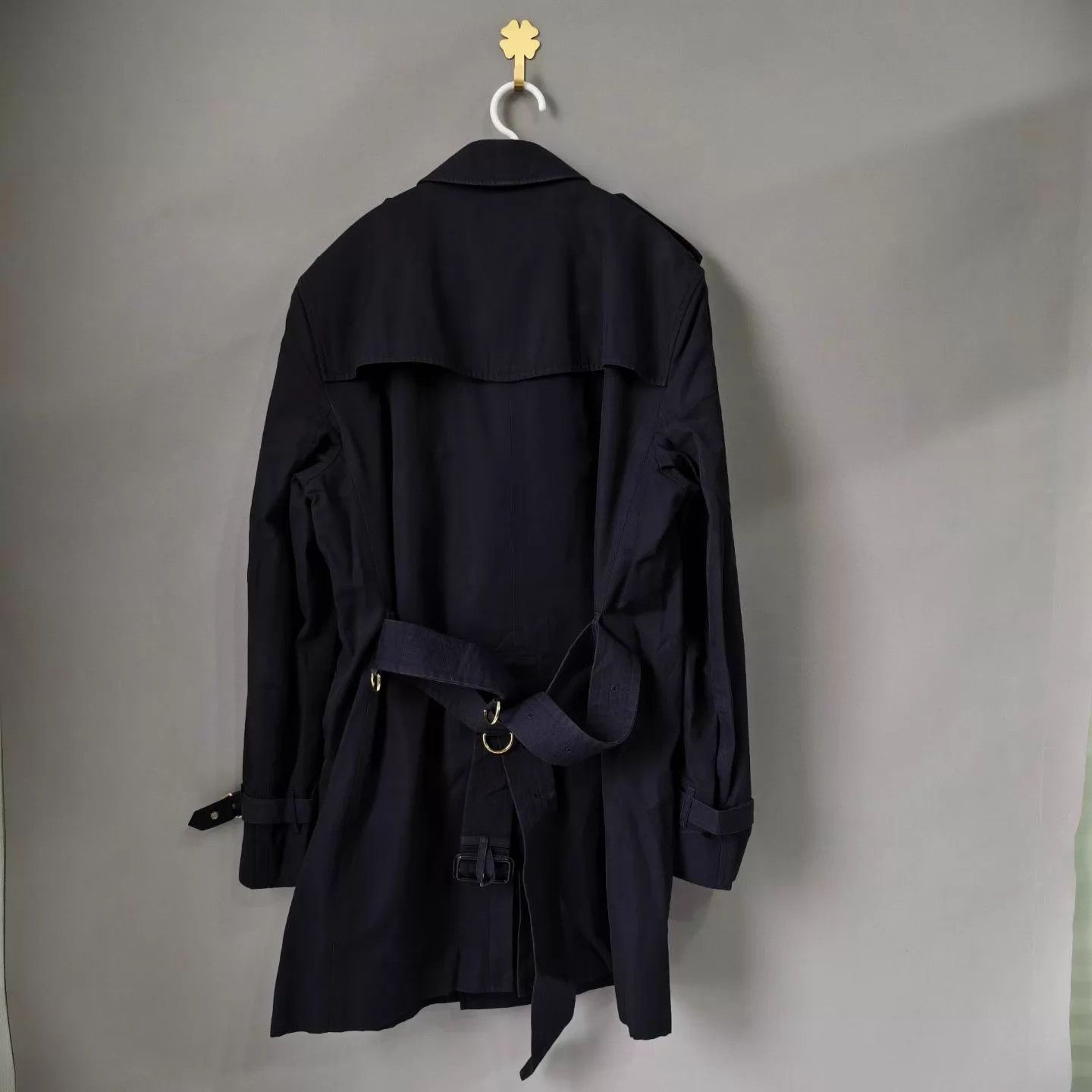 Burberry Burberry Black Long Trench Coat 52 99 Size US L / EU 52-54 / 3 - 2 Thumbnail