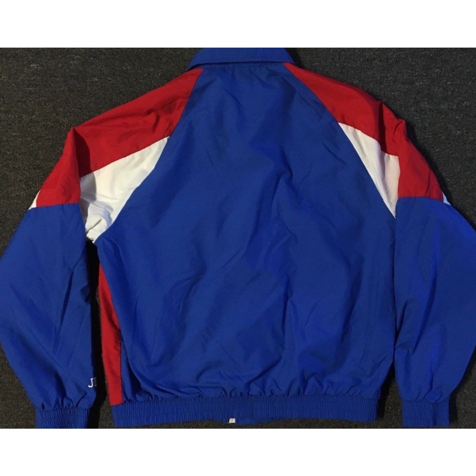 Samsung VINTAGE Samsung Jacket M USA Blue Striped Zip Bomber 90s Grunge Motorcycle College Hip Hop Retro USA Mens Size US M / EU 48-50 / 2 - 5 Thumbnail