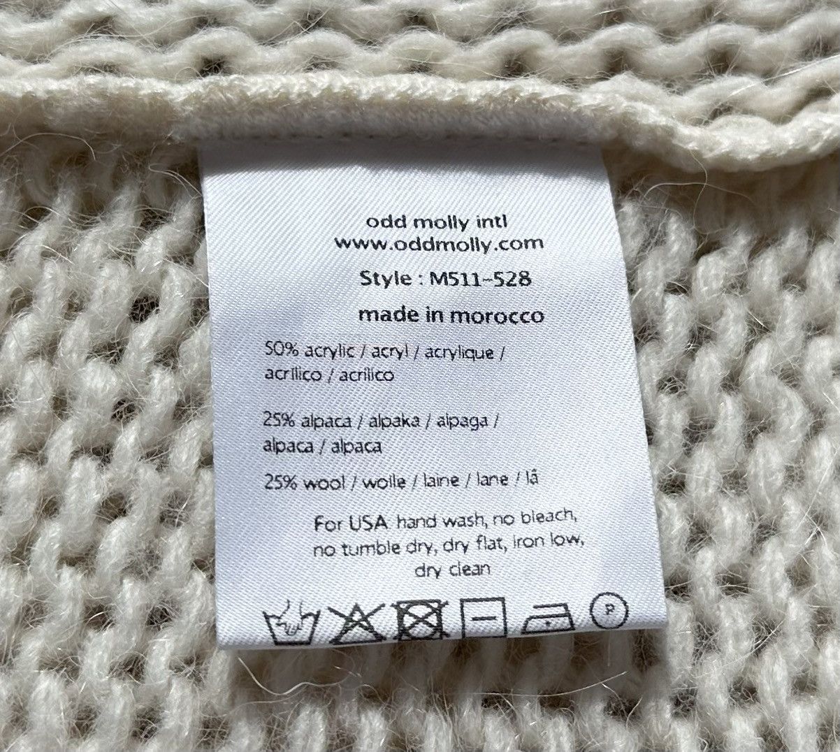 Other Odd Molly 528 cable knit alpaca wool cardigan Size 0 Size XS / US 0-2 / IT 36-38 - 5 Thumbnail