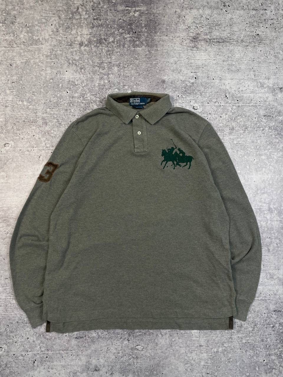 Polo Ralph Lauren Vintage Polo Ralph Lauren Big Logo Long Sleeve Shirt Y2K Size US L / EU 52-54 / 3 - 1 Thumbnail