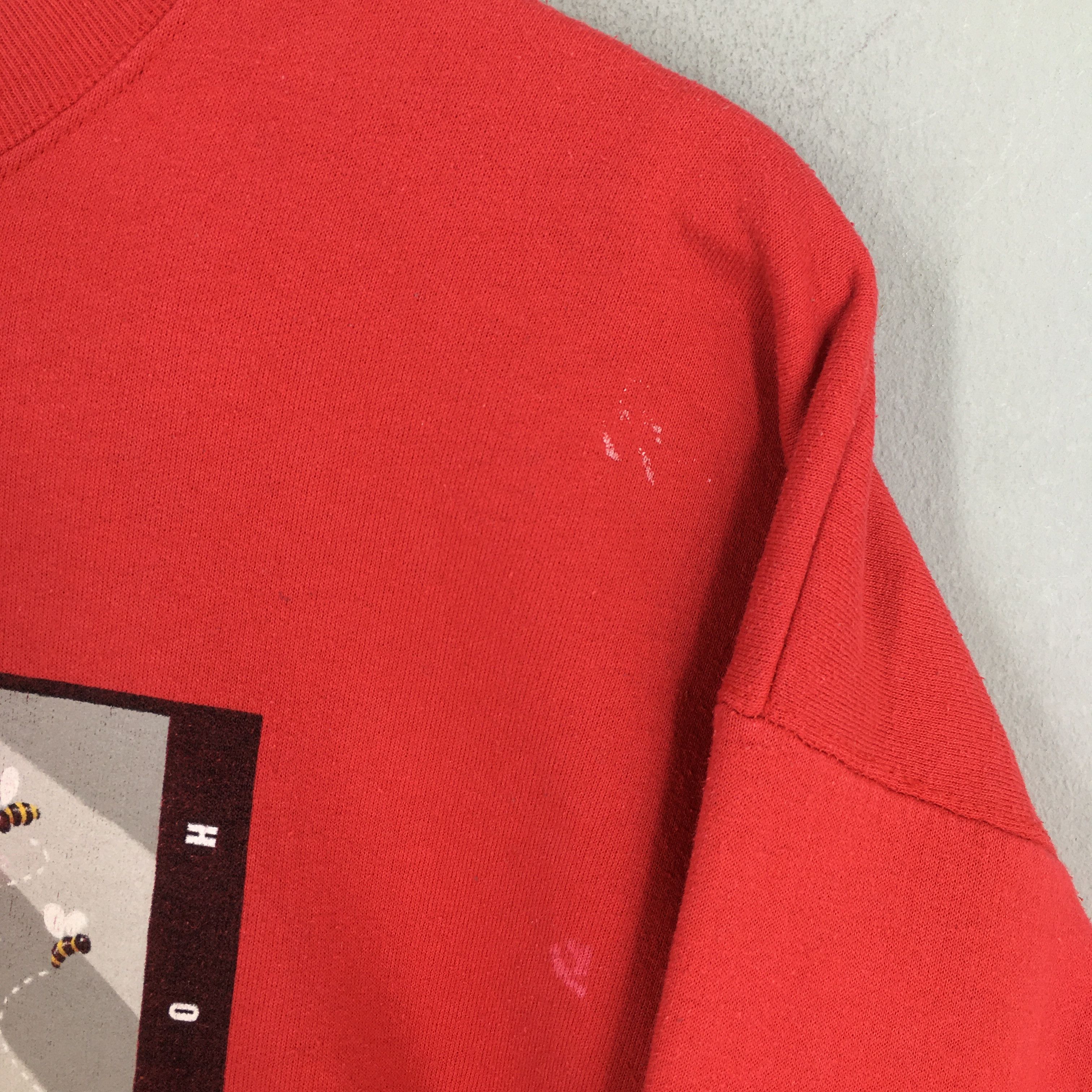 Disney Vintage Winnie The Pooh Red Sweatshirt Large Size US L / EU 52-54 / 3 - 4 Thumbnail