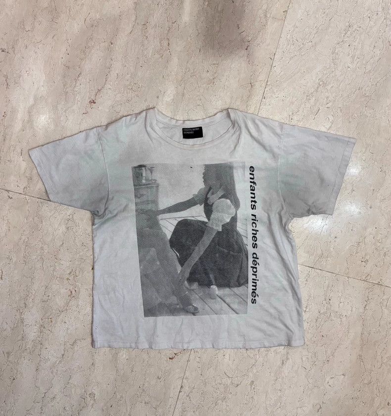 Enfants Riches Deprimes Girl Eating Graphic Short Sleeve T-Shirt-2506 Size US L / EU 52-54 / 3 - 3 Thumbnail