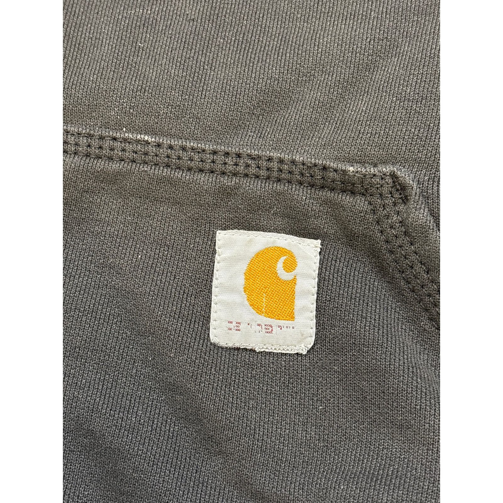 Carhartt Carhartt 2XL hoodie Black worn spell out sleeve sweatshirt Size US XXL / EU 58 / 5 - 2 Thumbnail