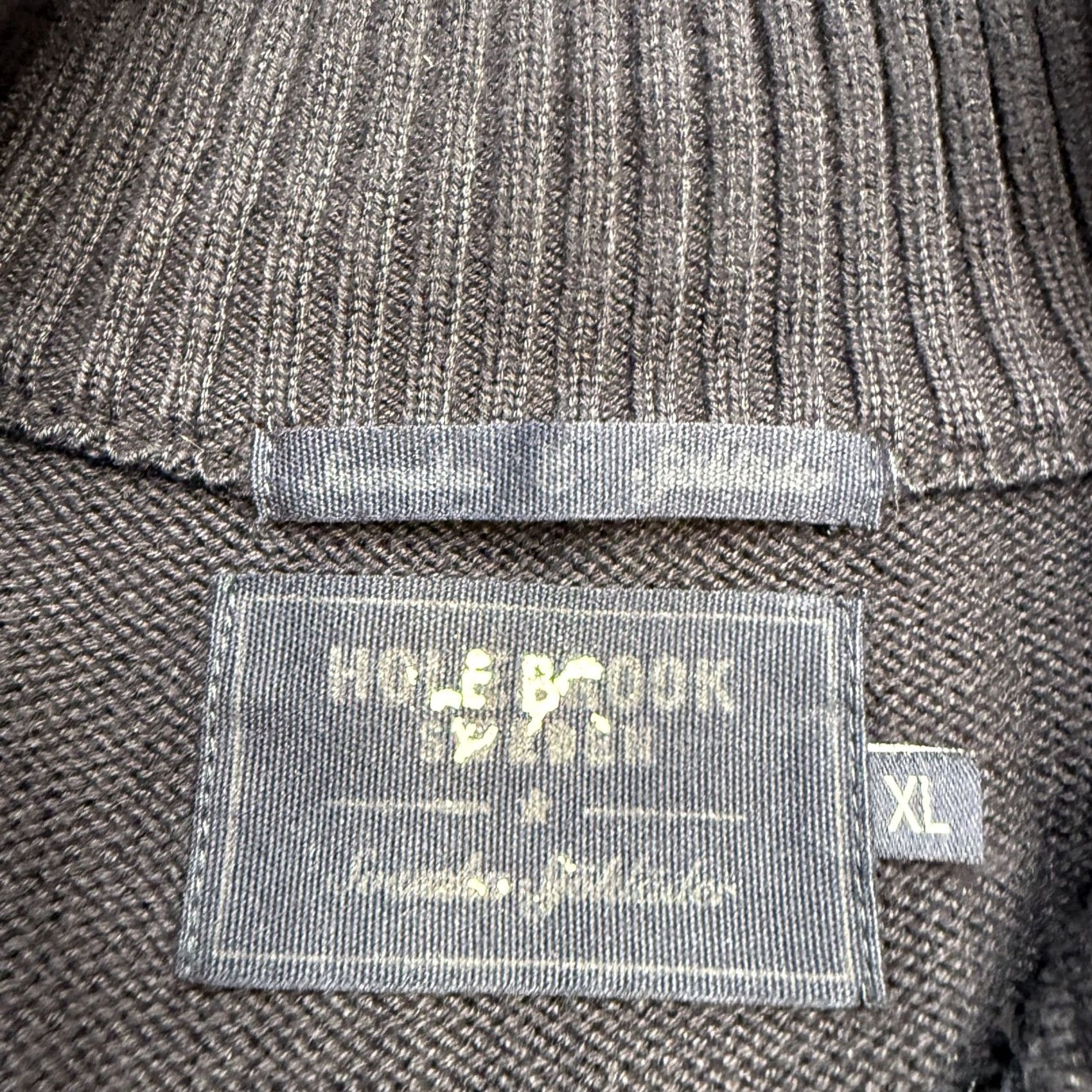 Vintage Holebrook Sweden Sweater Mens XL Navy Blue 1/4 Zip Mock Neck Pullover Knit Cotton Casual Size US XL / EU 56 / 4 - 5 Thumbnail