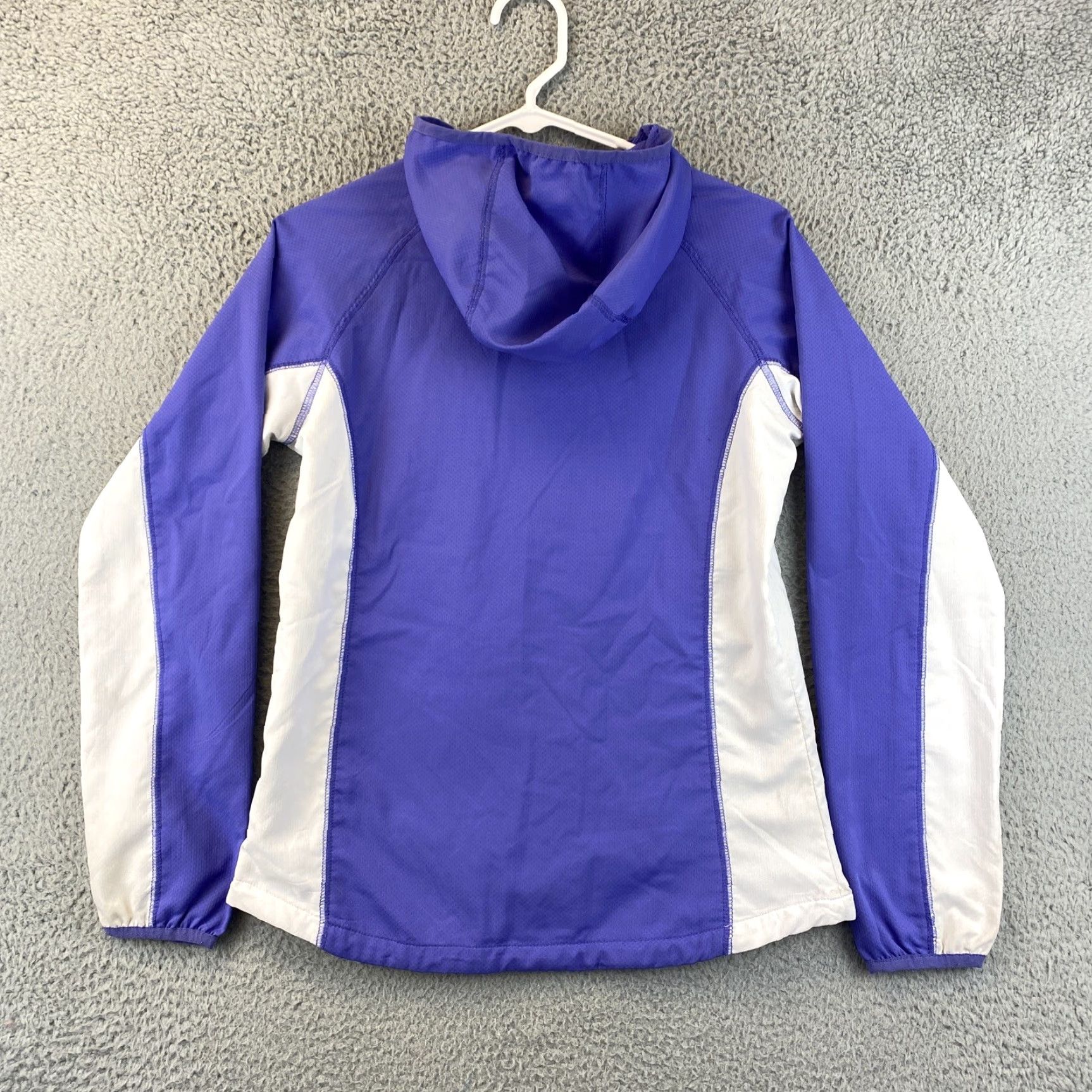 Vintage Columbia Jacket Womens Large Purple Hooded Outdoor Zip Windbreaker Ladies 83-27 / 83-27 Size L / US 10 / IT 46 - 7 Thumbnail