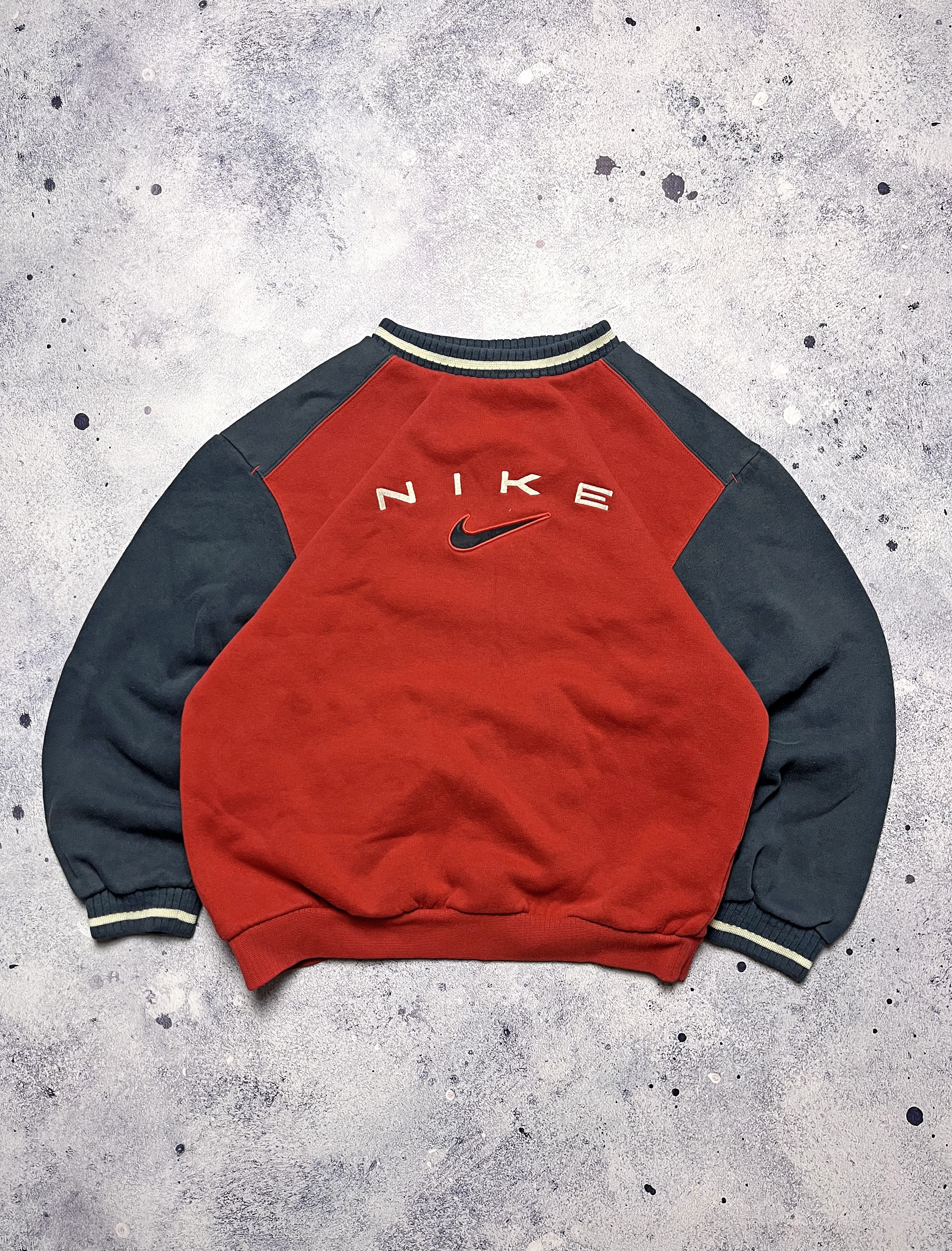Nike × Vintage Nike 90's Vintage Big Logo Sweatshirt Size US XS / EU 42 / 0 - 1 Thumbnail