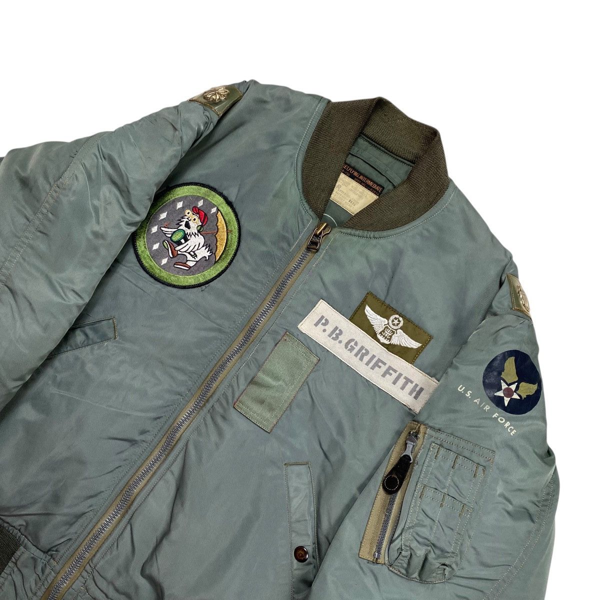 Buzz Rickson's × Toyo Enterprises Buzz Rickson Type B-15D P.D.GRIFFITH Military Bomber Jacket Size US L / EU 52-54 / 3 - 5 Thumbnail