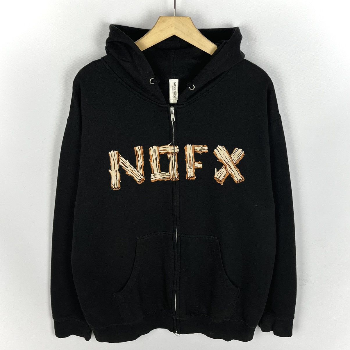 Band Tees Vintage NOFX Anarchy Camp punk rock band hoodie 00’s Size US L / EU 52-54 / 3 - 12 Thumbnail