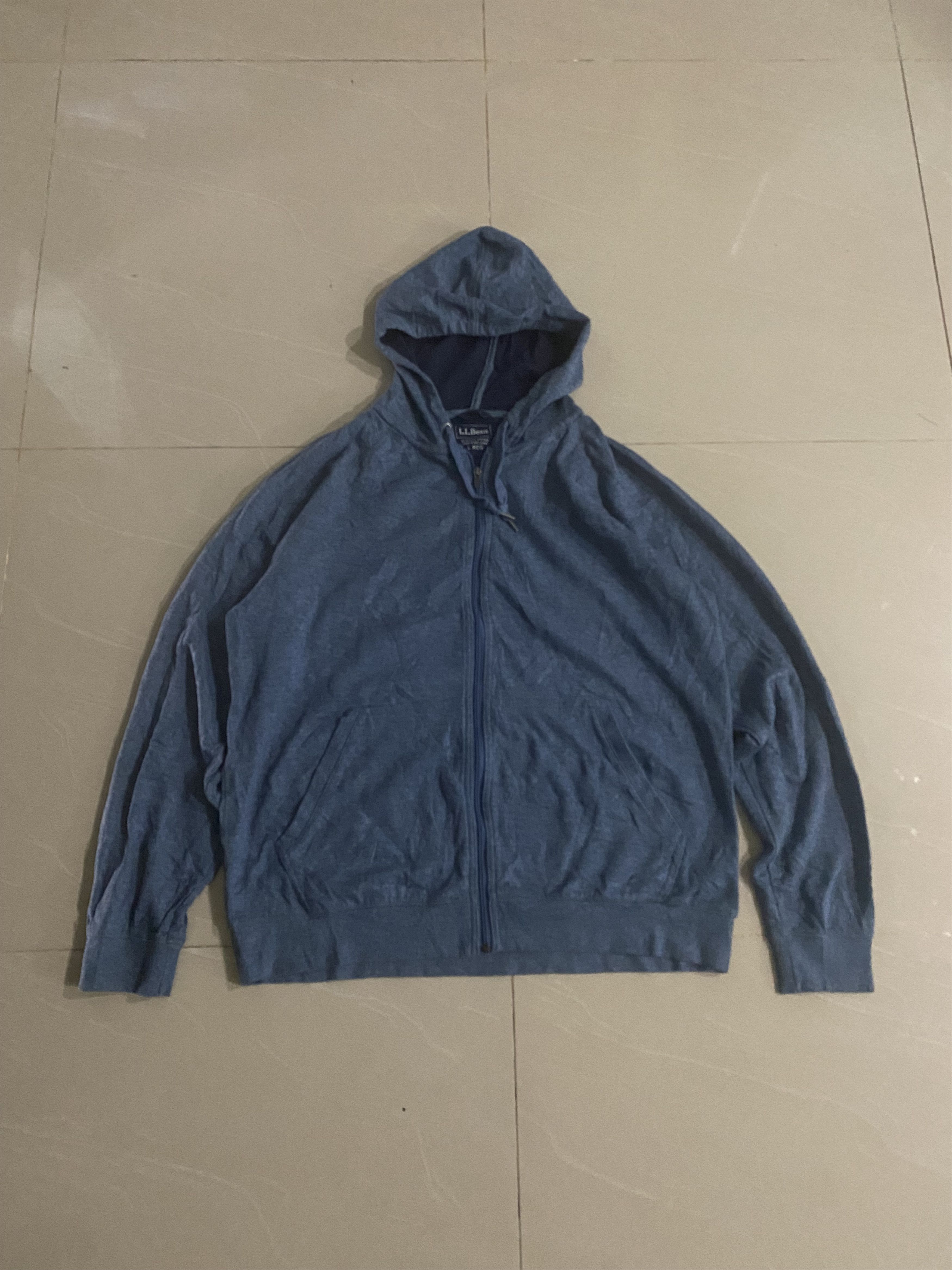 Japanese Brand × L.L. Bean Vintage LL Bean Zip Up Hoodie Size US L / EU 52-54 / 3 - 1 Thumbnail
