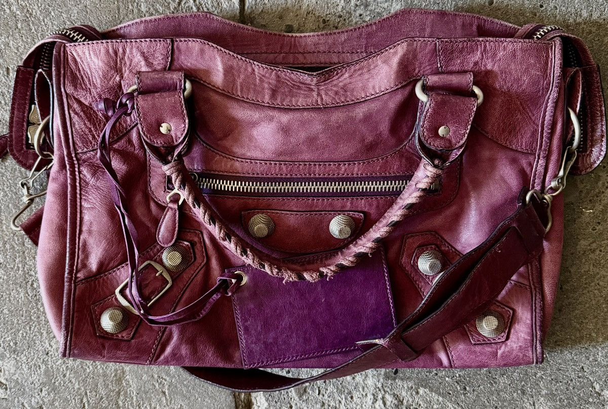Balenciaga Balenciaga - 2000’s - Classic Motorcycle City -Lambskin Bag Size ONE SIZE - 15 Thumbnail