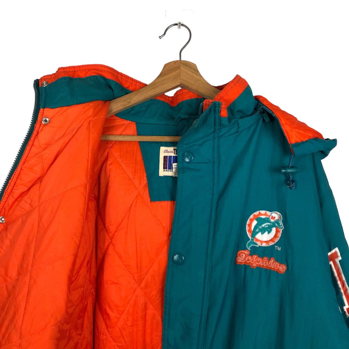 NFL 🔥90’s Vintage Bomber Jacket Starter NFL Dolphins Big Logo Size US M / EU 48-50 / 2 - 11 Thumbnail