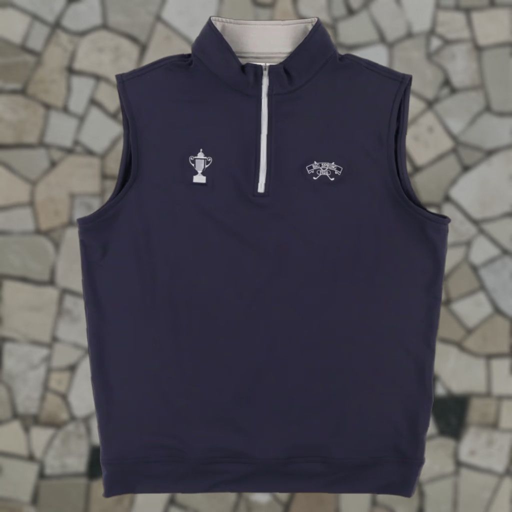 Peter Millar Peter Millar Galway Loop Terry Vest Navy Men's L Shirt Size US L / EU 52-54 / 3 - 1 Thumbnail