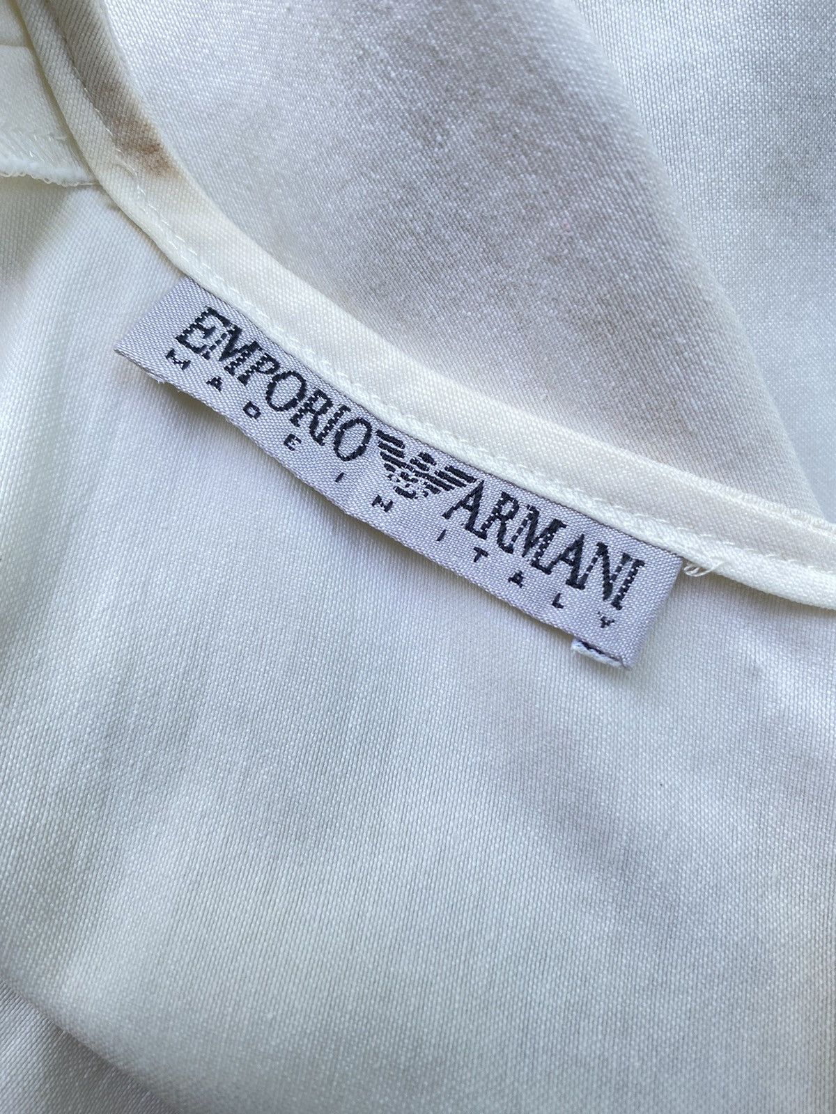 Emporio Armani Emporio Armani sleeveless white blouse Size ONE SIZE - 9 Thumbnail