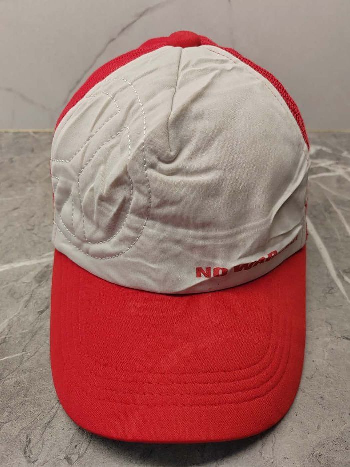 Vintage Vintage Peace No War Trucker Cap Hat Size ONE SIZE - 2 Thumbnail