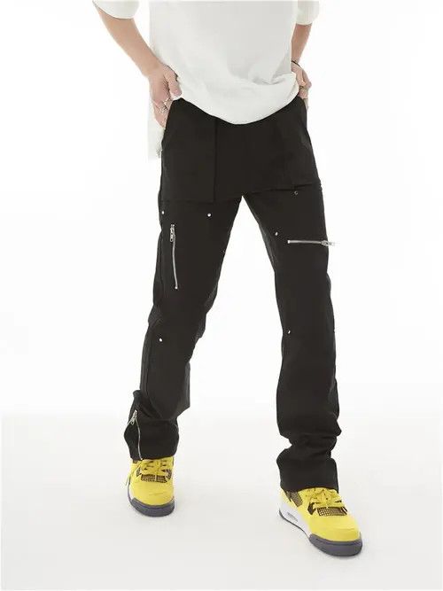 VIBE Zipper punk cargo utility pants Size US 32 / EU 48 - 7 Thumbnail