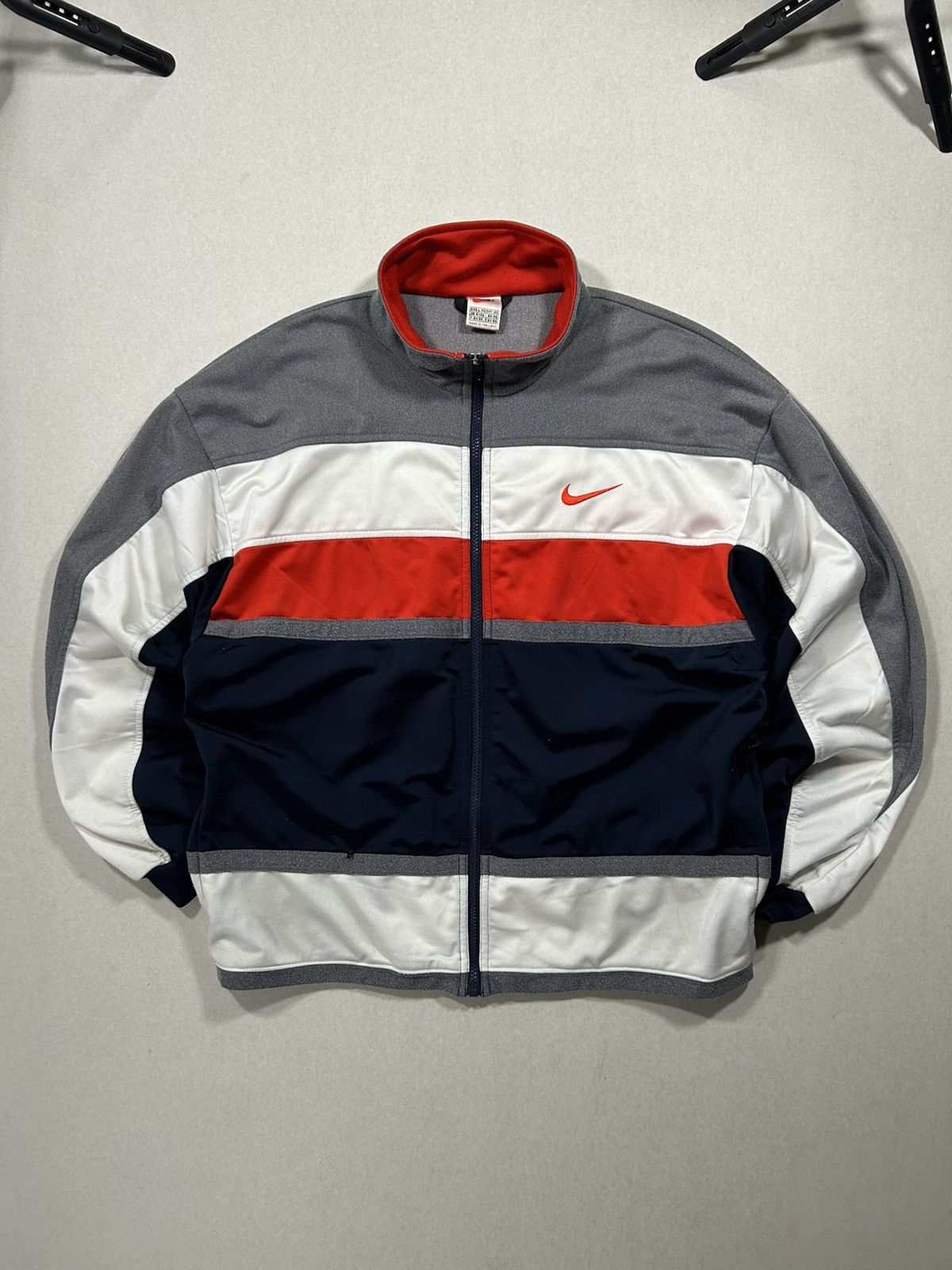 Nike × Vintage ZIP NIKE BIG LOGO VERY RARE Size US L / EU 52-54 / 3 - 2 Thumbnail