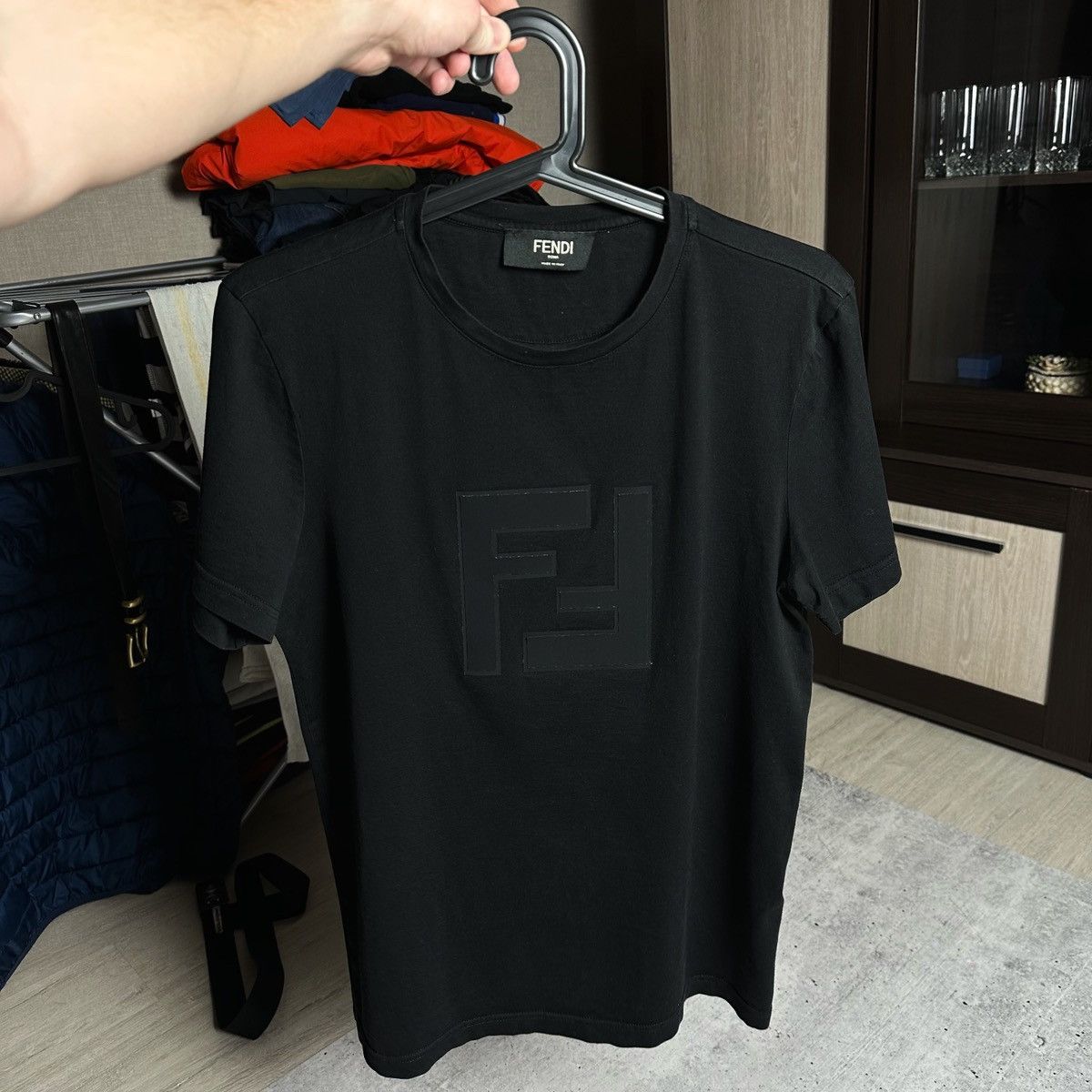 Fendi Fendi Big Logo Logo T-Shirt Size S Size US S / EU 44-46 / 1 - 9 Thumbnail