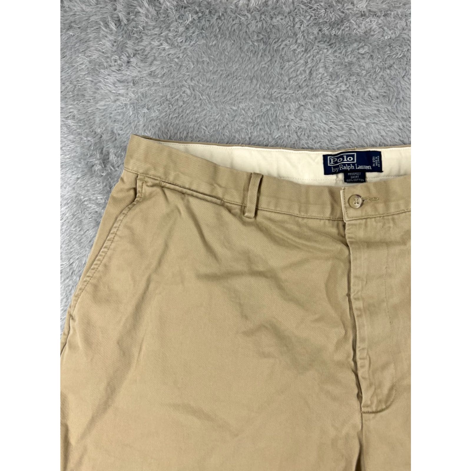 Polo Ralph Lauren Polo Ralph Lauren Shorts Men 40 Beige Classic Chino Zip Fly Prospect 100% Cotton Size US L / EU 52-54 / 3 - 4 Thumbnail