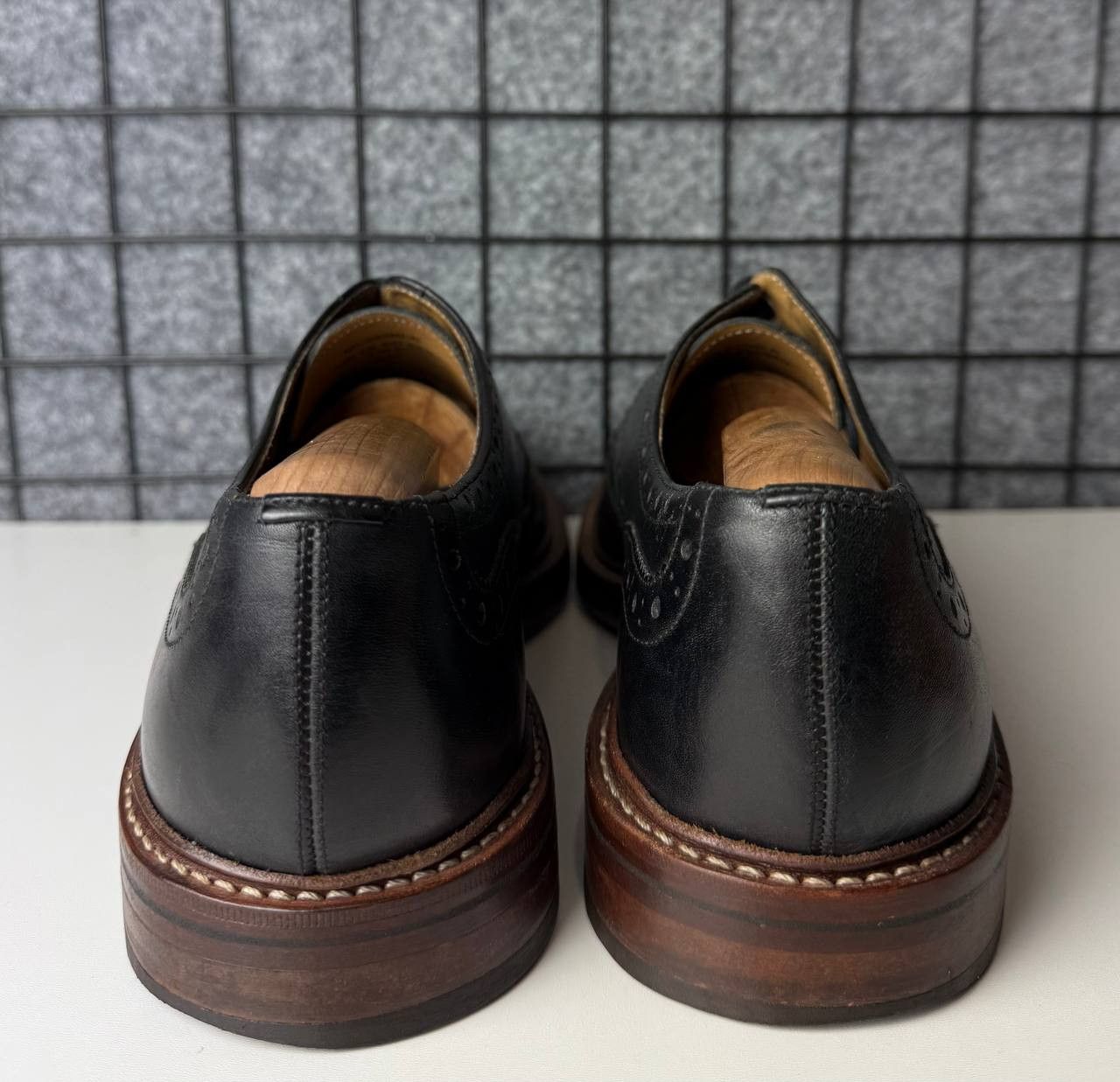 Charles Tyrwhitt Charles Tyrwhitt Leather Black Brogue Size US 11.5 / EU 44-45 - 7 Thumbnail