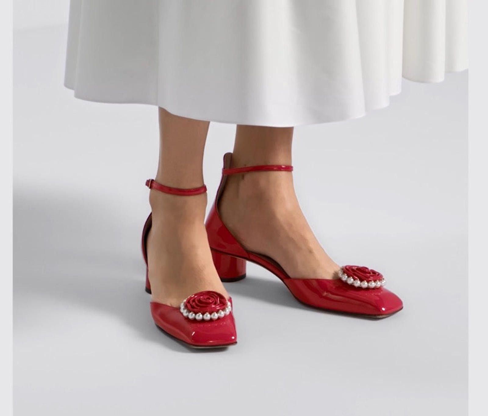 Dior Dior Rose Pearl Pump Size US 5 / IT 35 - 5 Thumbnail