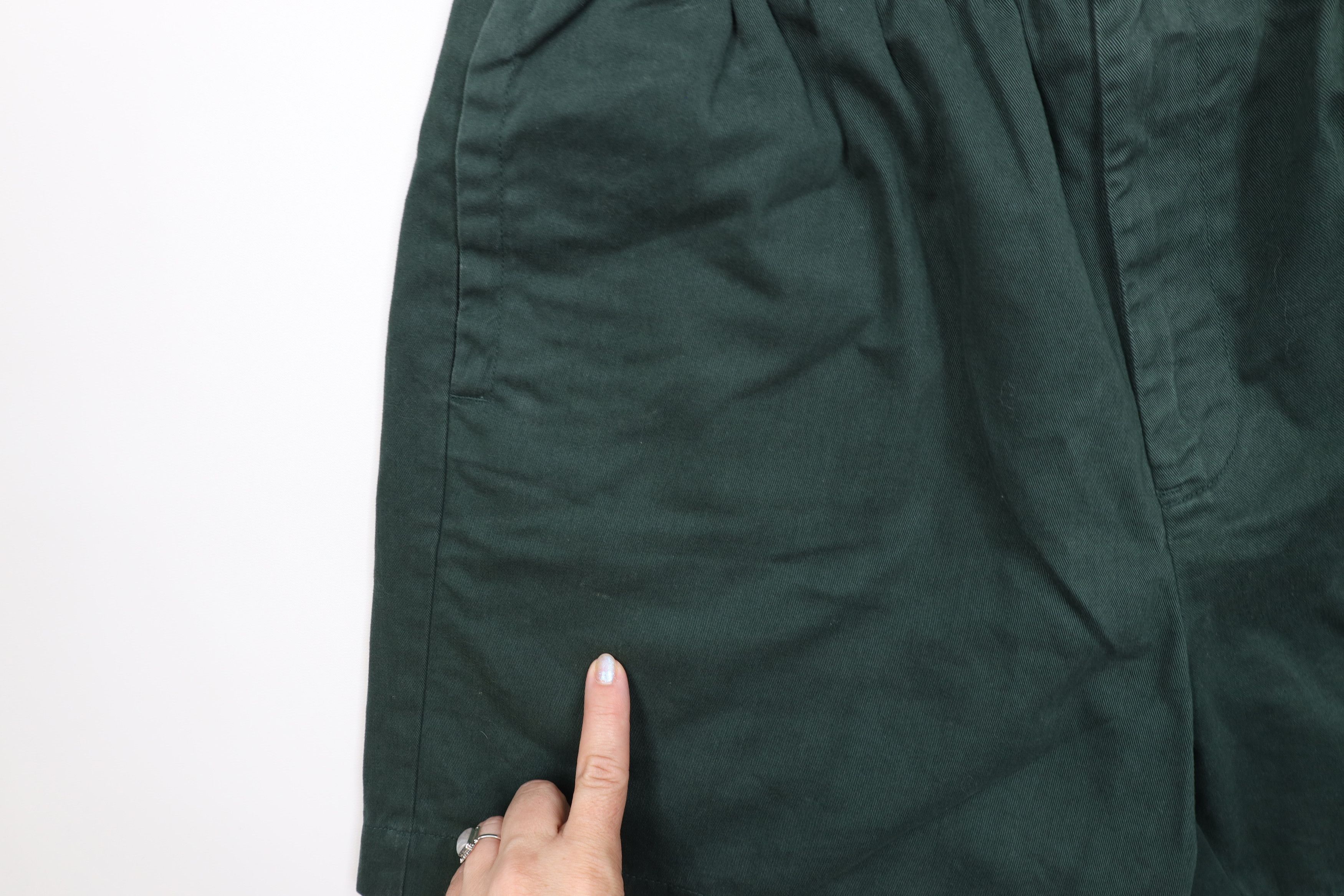 Ralph Lauren Vintage 90s Ralph Lauren Above Knee Cotton Dad Shorts Dark Size US 36 / EU 52 - 6 Thumbnail