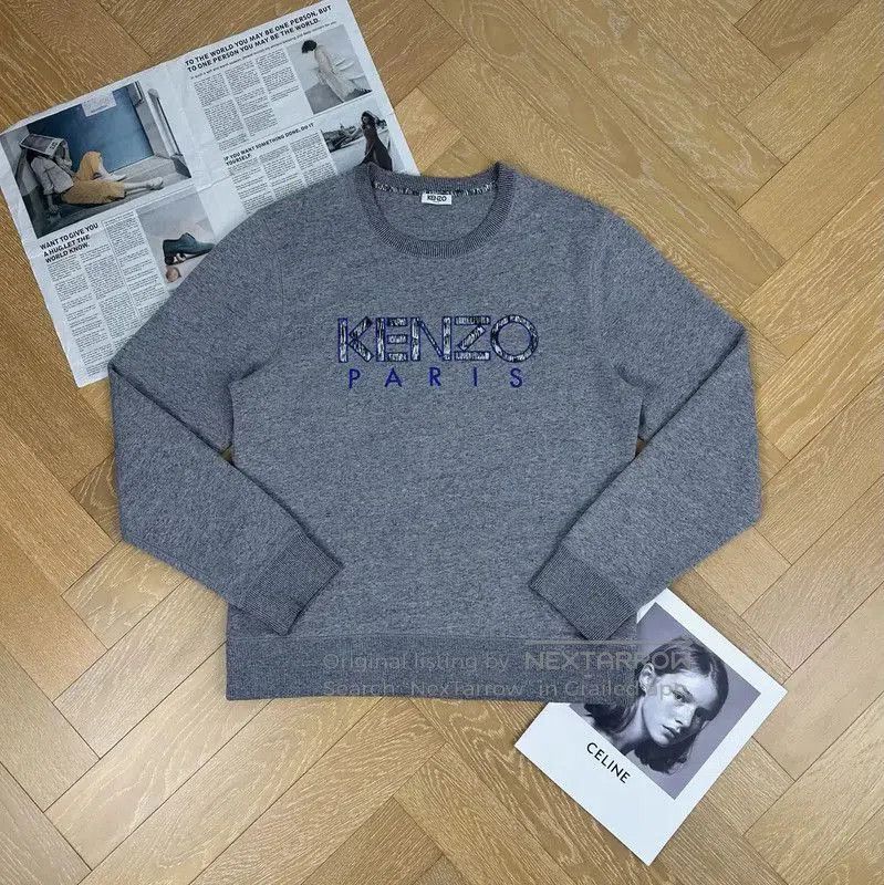 Kenzo KENZO Gray Cotton Men's Sweatshirt . Size US L / EU 52-54 / 3 - 1 Thumbnail