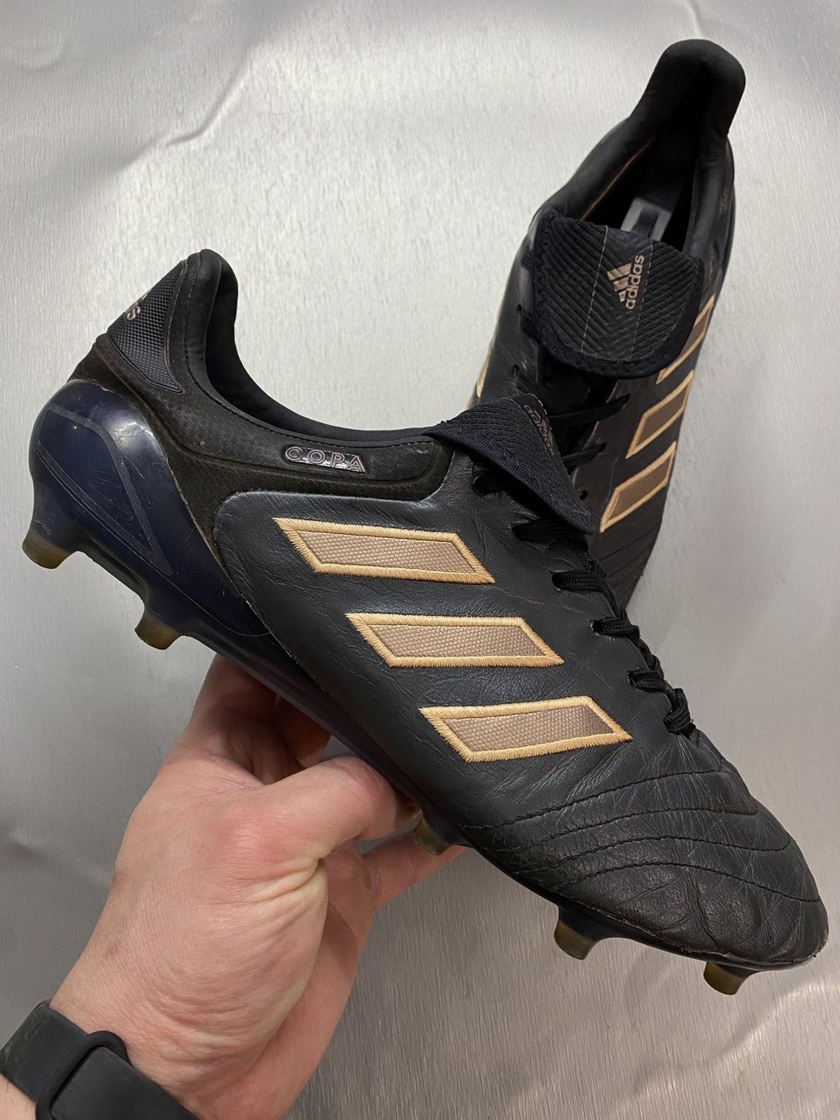 Adidas adidas Copa 17.1 FG Black Gold US 11 EUR 45 BA8517 Size US 11 / EU 44 - 1 Thumbnail