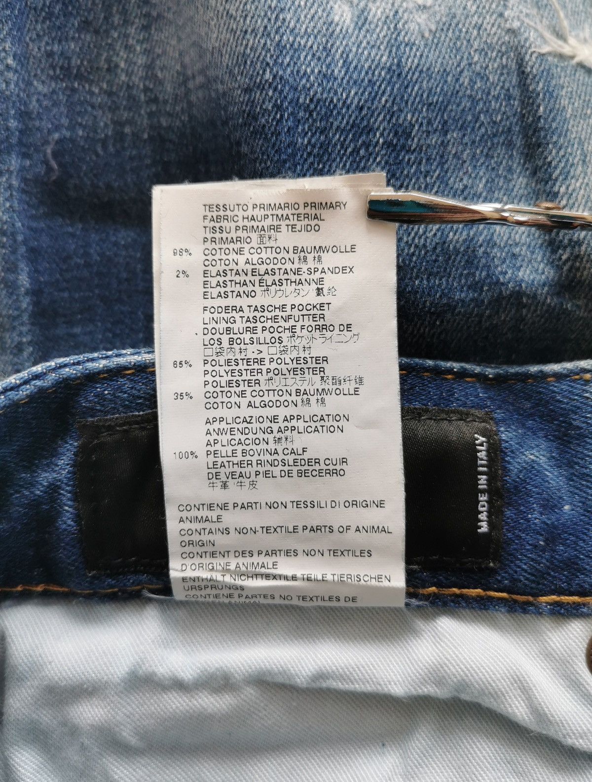 Dsquared2 Dsquared2 Patchwork Paint Skater Jeans Size US 34 / EU 50 - 12 Thumbnail