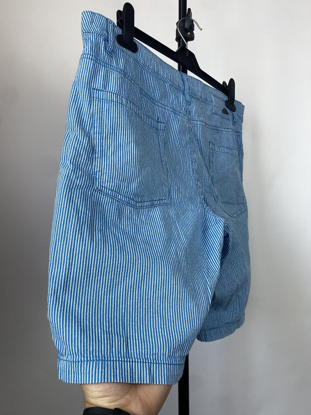 Quiksilver × Vintage Vintage Quiksilver y2k Cotton striped shorts 90’s Size US 32 / EU 48 - 9 Thumbnail
