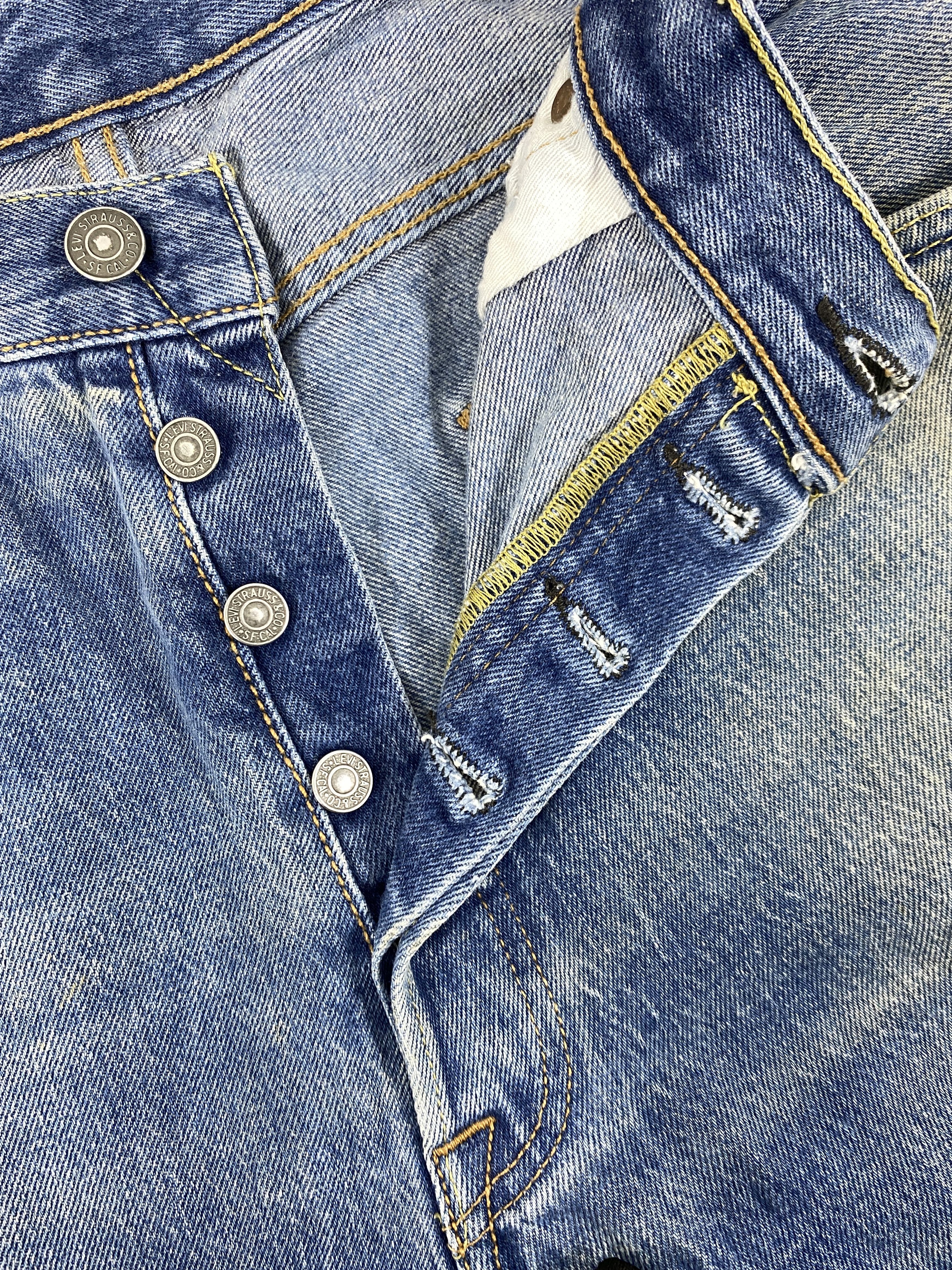 Levi's Dirty Blue Vintage Levi's 501 Jeans 38x32 Denim -JN1589 Size US 38 / EU 54 - 6 Thumbnail