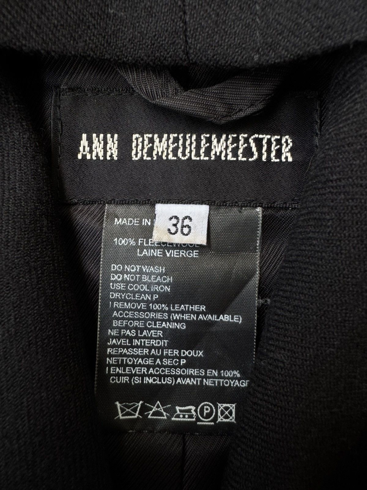 Ann Demeulemeester Ann Demeulemeester AW02 Leather Ties Hooded Jacket Size XS / US 0-2 / IT 36-38 - 11 Thumbnail
