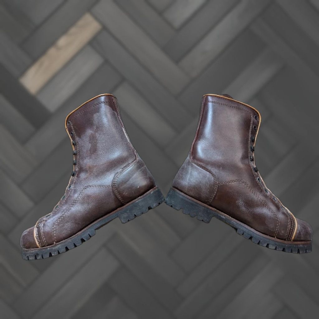 Eddie Bauer VINTAGE Eddie Bauer ITALY Vasque X Eddie Bauer boots Mens 7 W Brown Insulated Mountaineering Leather 9.5" height Size US 7 / EU 40 - 1 Thumbnail