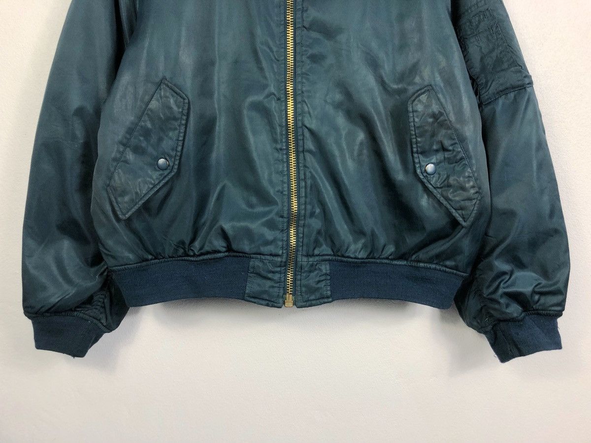 Vintage Rare Vintage Phantom Military MA-1 Reversible Bomber Jacket Size US XXL / EU 58 / 5 - 3 Thumbnail