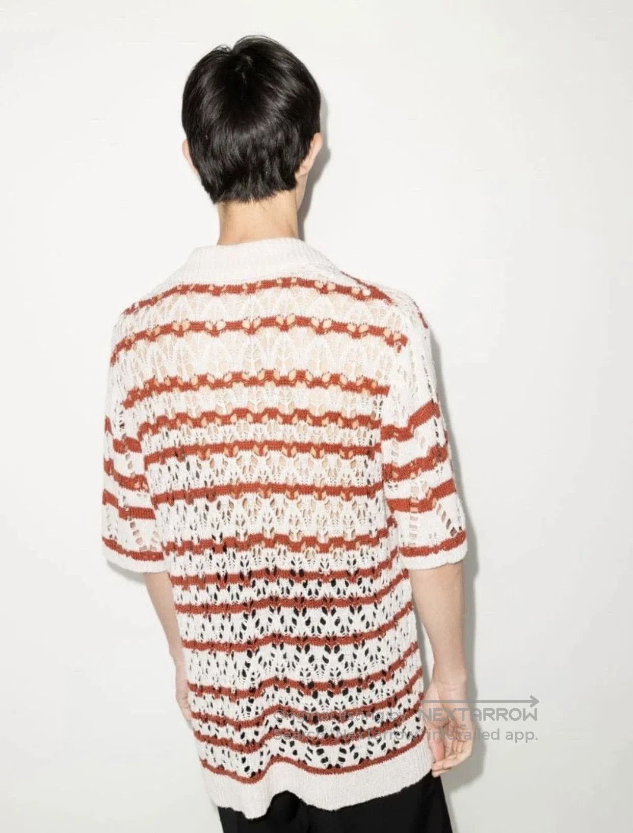 Our Legacy Multi Striped Short Sleeve Knit Polo. Size US M / EU 48-50 / 2 - 3 Thumbnail