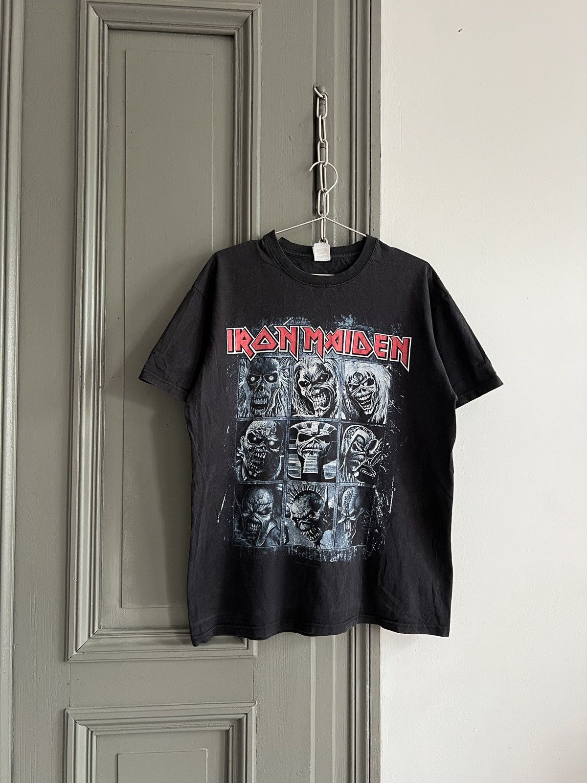Band Tees × Fruit Of The Loom 2015 Iron Maiden Skull 100% Cotton Band t-Shirt Merch M Size US M / EU 48-50 / 2 - 3 Thumbnail