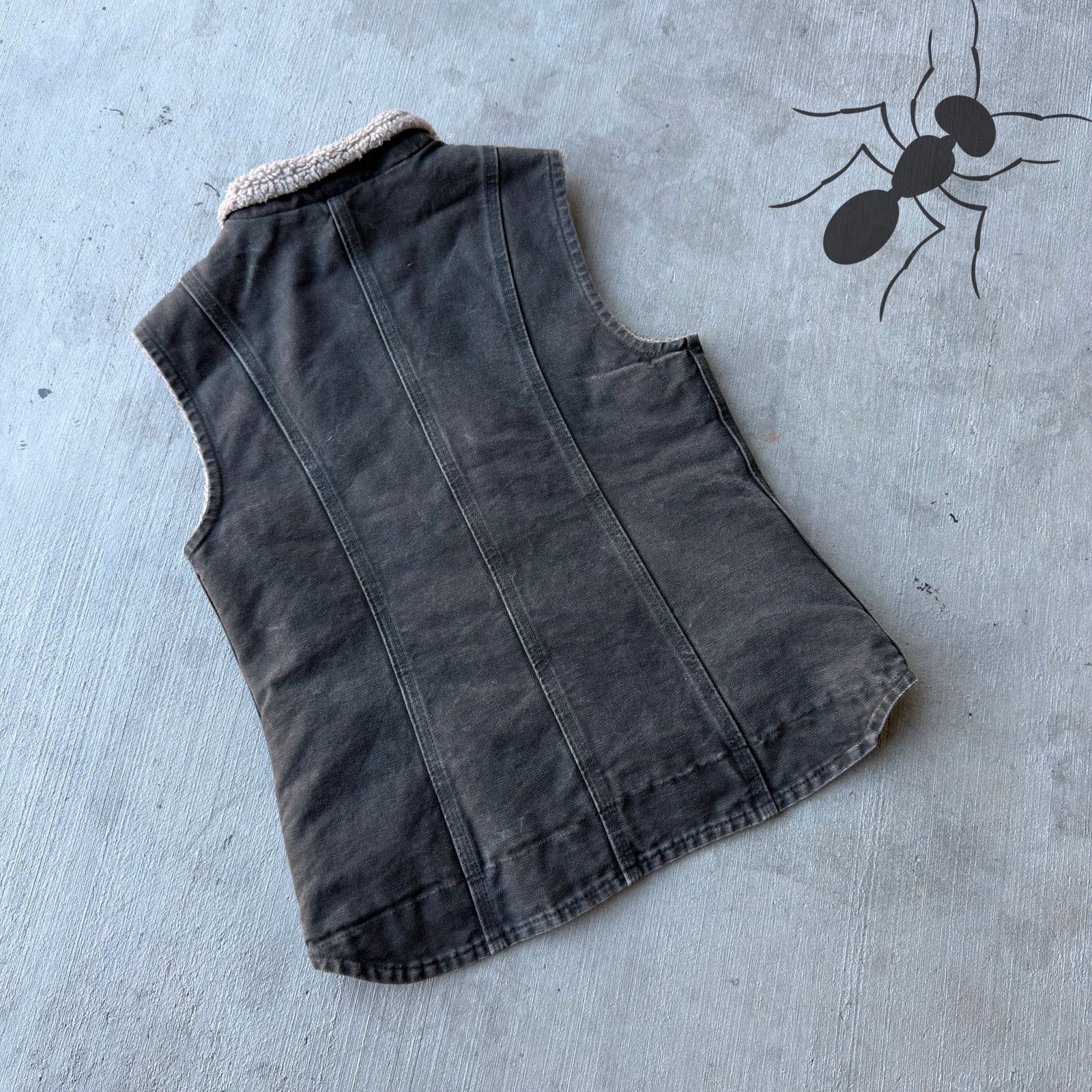 Carhartt × Vintage Carhartt WOMENS WV001 dark green work wear vest Size US XS / EU 42 / 0 - 4 Thumbnail
