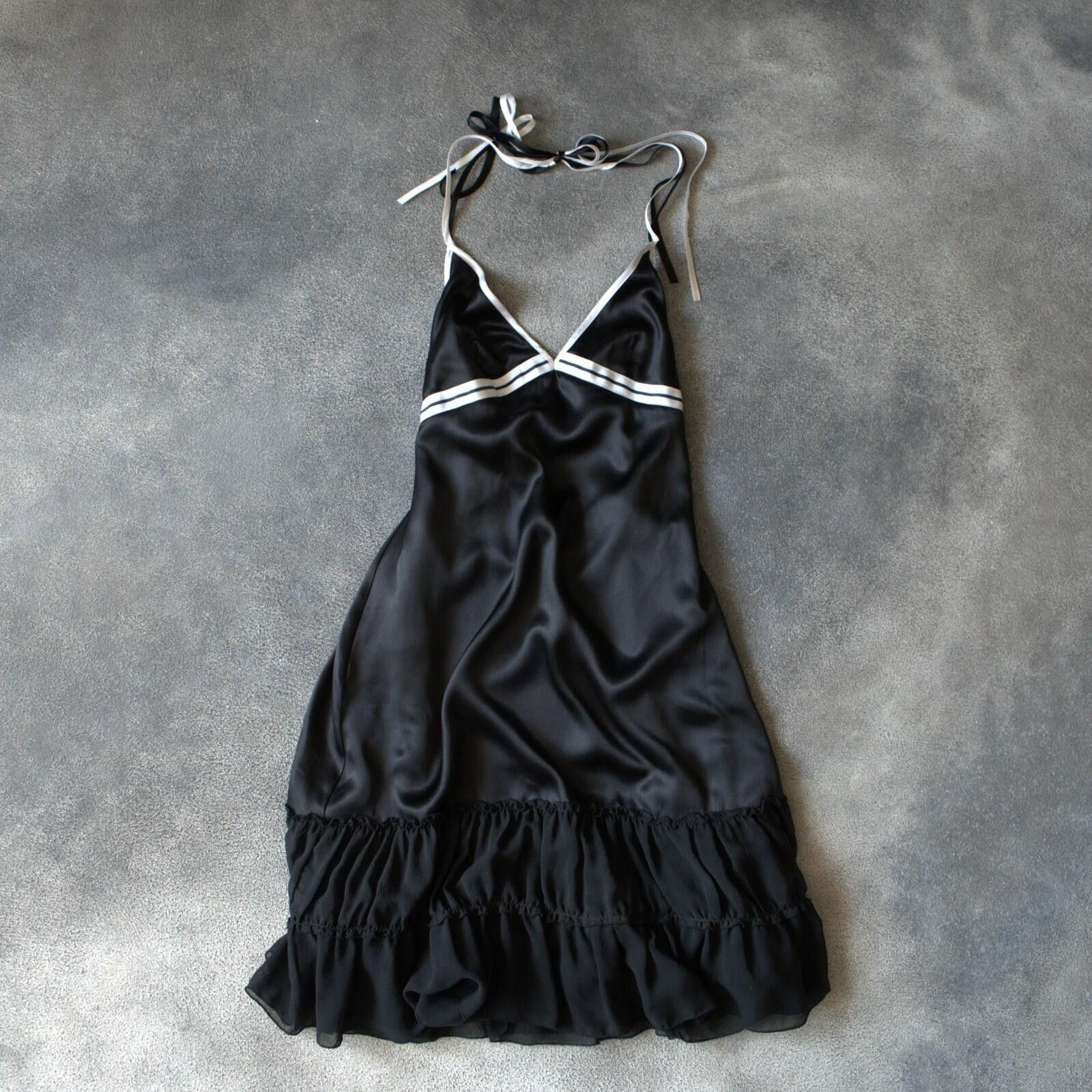 Alexander McQueen 1990ʼs Alexander McQueen Silk / Satin Slip Dress Open Back Size XS / US 0-2 / IT 36-38 - 2 Thumbnail