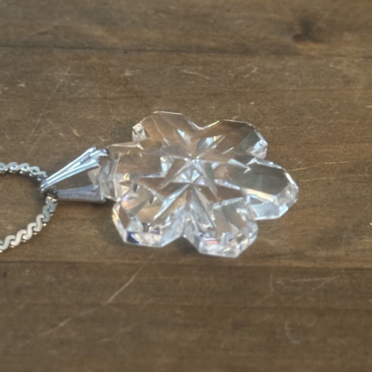 Other Vintage Napier crystal snowflake pendant necklace Size ONE SIZE - 4 Thumbnail