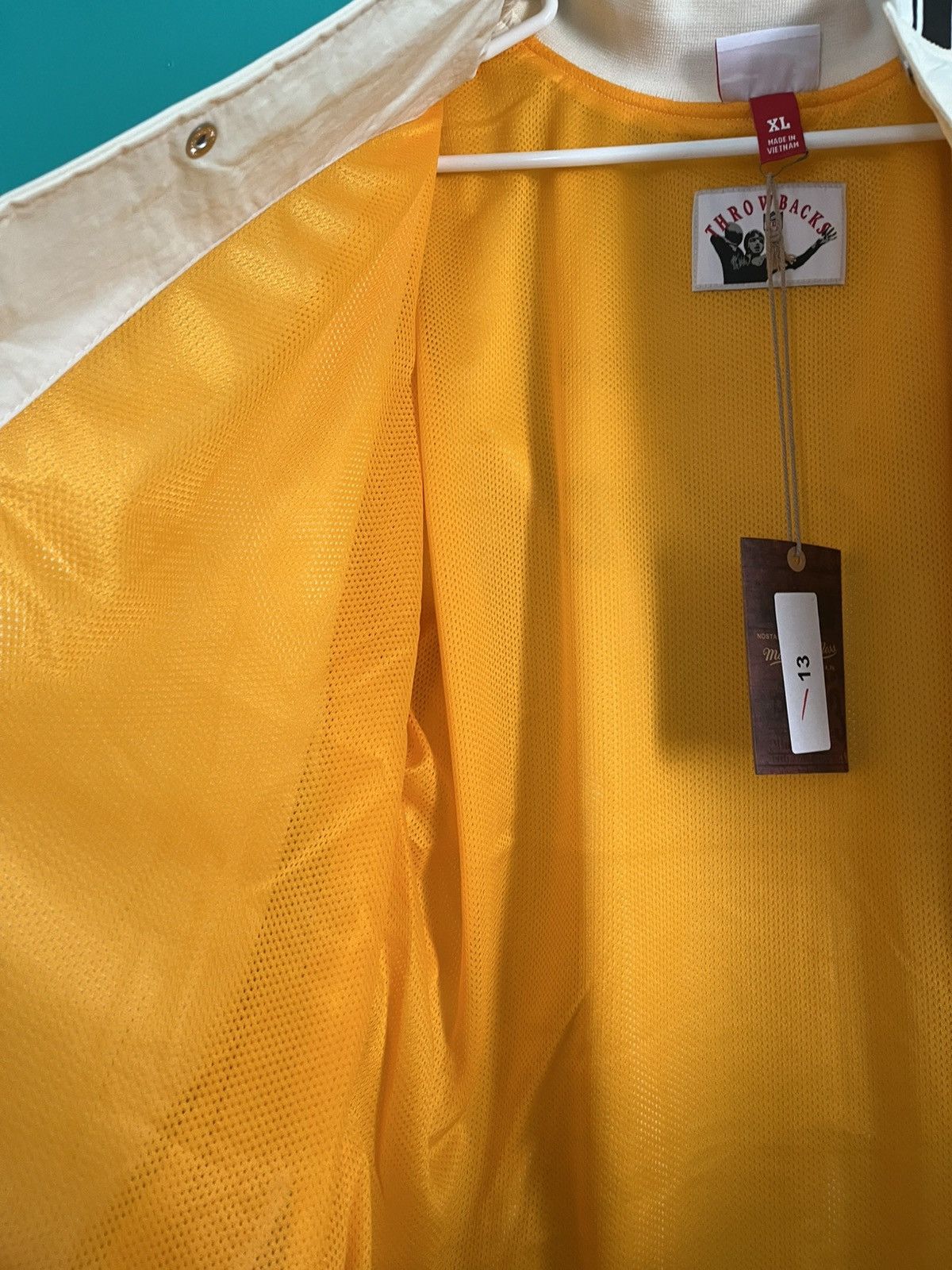 Mitchell & Ness NFL team leader button windbreaker Pittsburgh Steelers Size US XL / EU 56 / 4 - 3 Thumbnail