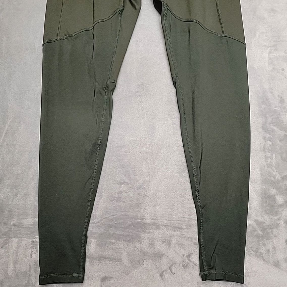 Vintage Bewildher Leggings Womens Extra Large Green High Rise Performance Tight Size 34" / US 12 / IT 48 - 2 Thumbnail