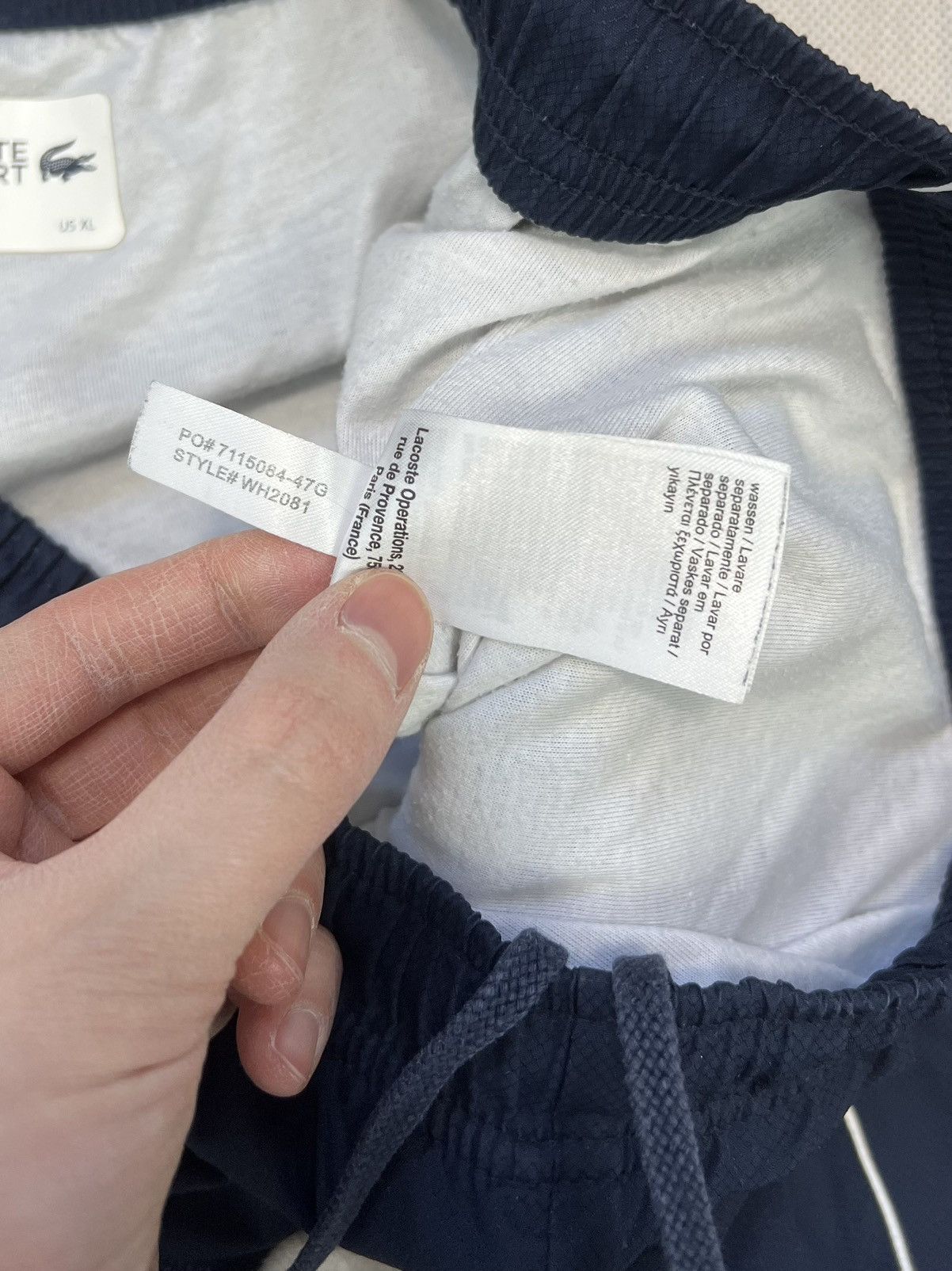 Lacoste Pants Lacoste Small Logo Navy New Collection Size US 36 / EU 52 - 3 Thumbnail