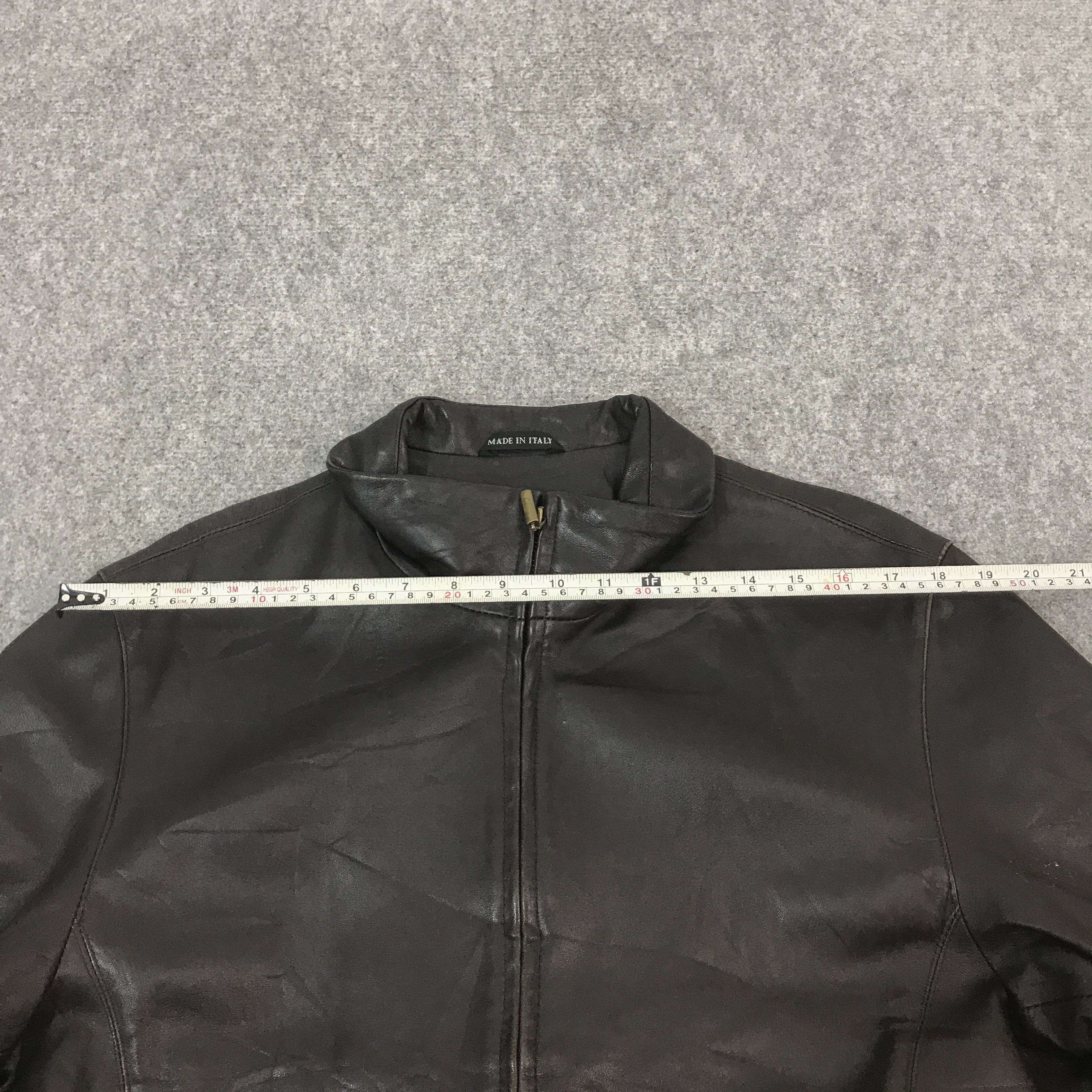 Leather VINATGE PIEROTUCCI LEATHER ZIPPER JACKET Size US L / EU 52-54 / 3 - 9 Thumbnail