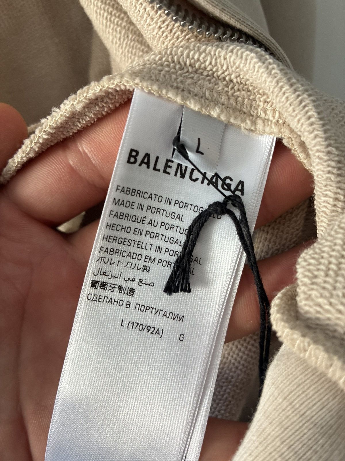 Balenciaga Balenciaga Metal BB Stencil Zip Up Hoodie Size US L / EU 52-54 / 3 - 5 Thumbnail